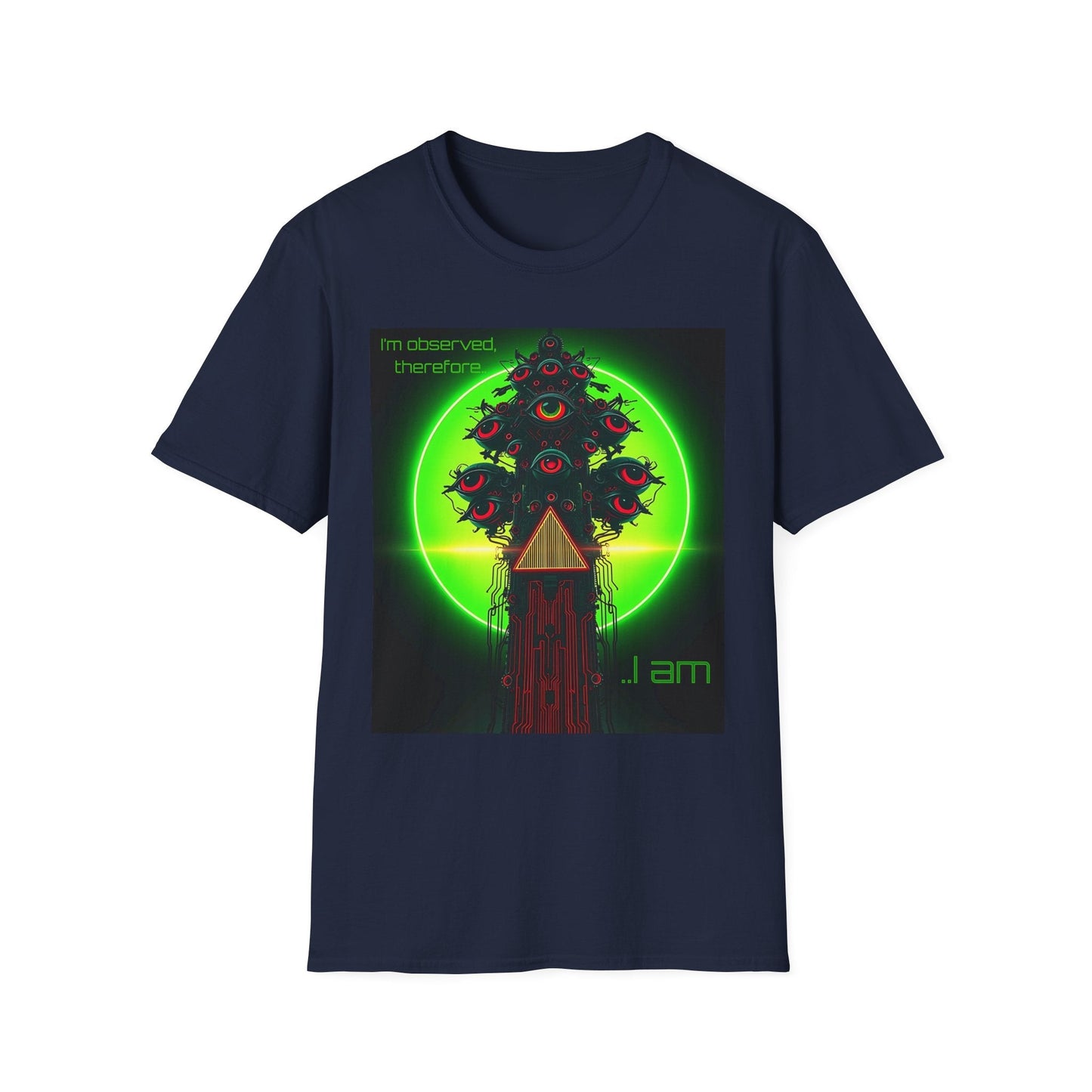 "I Am Seen, Therefore I Run — The Anomaly Tee" Printify
