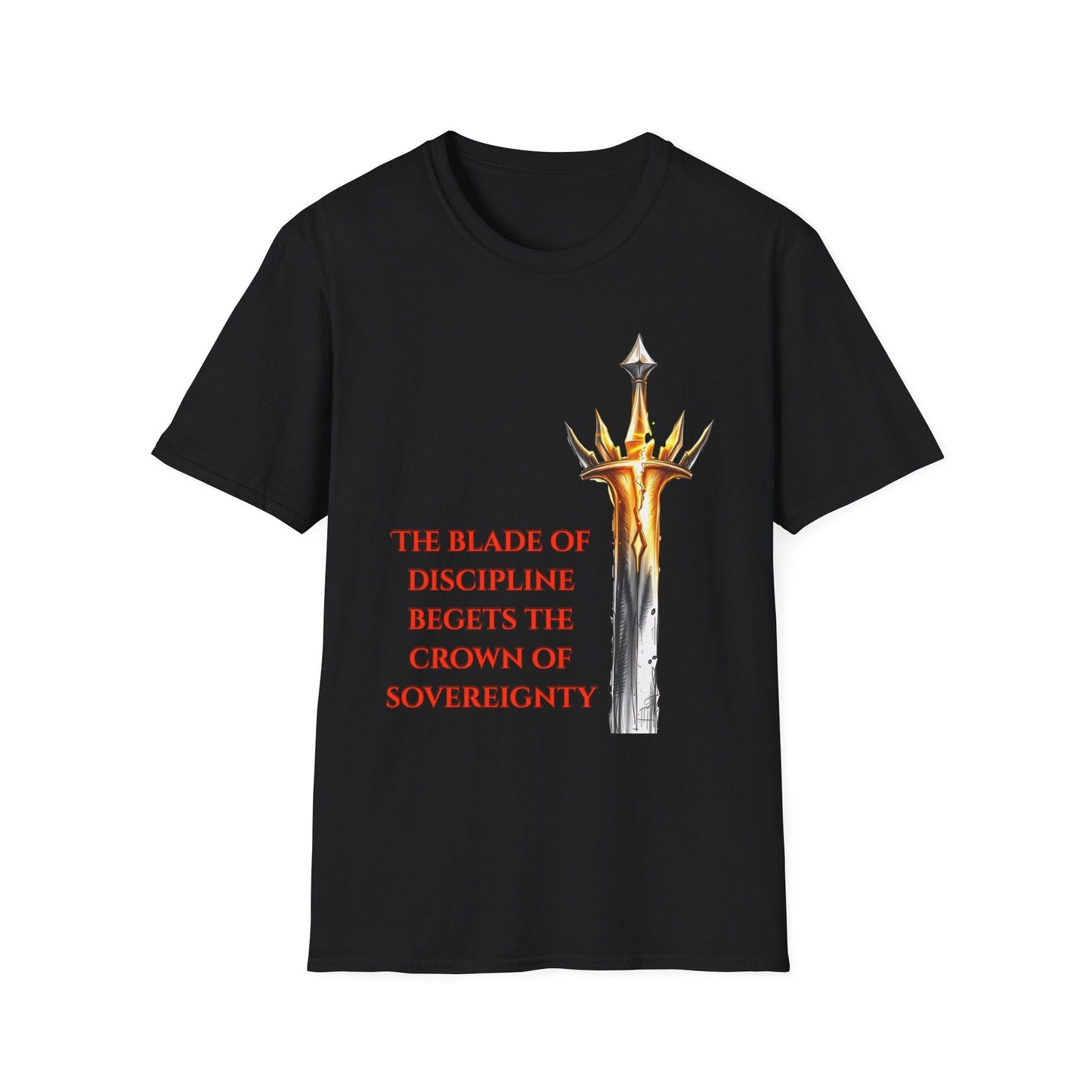 "Blade of Discipline — The Sovereign Will Tee" Printify