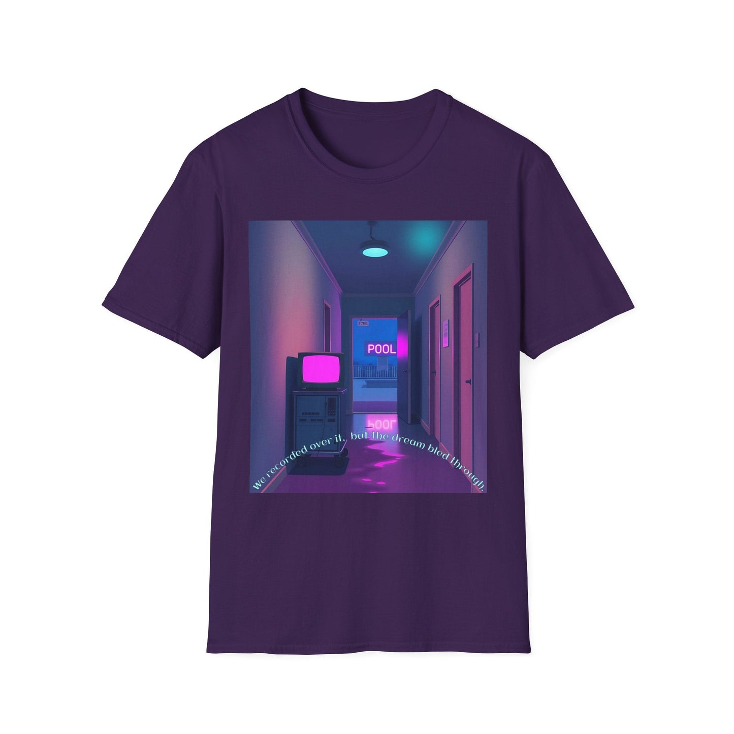 "The Dream Bled Through — VHS Memory Pool Tee" Printify