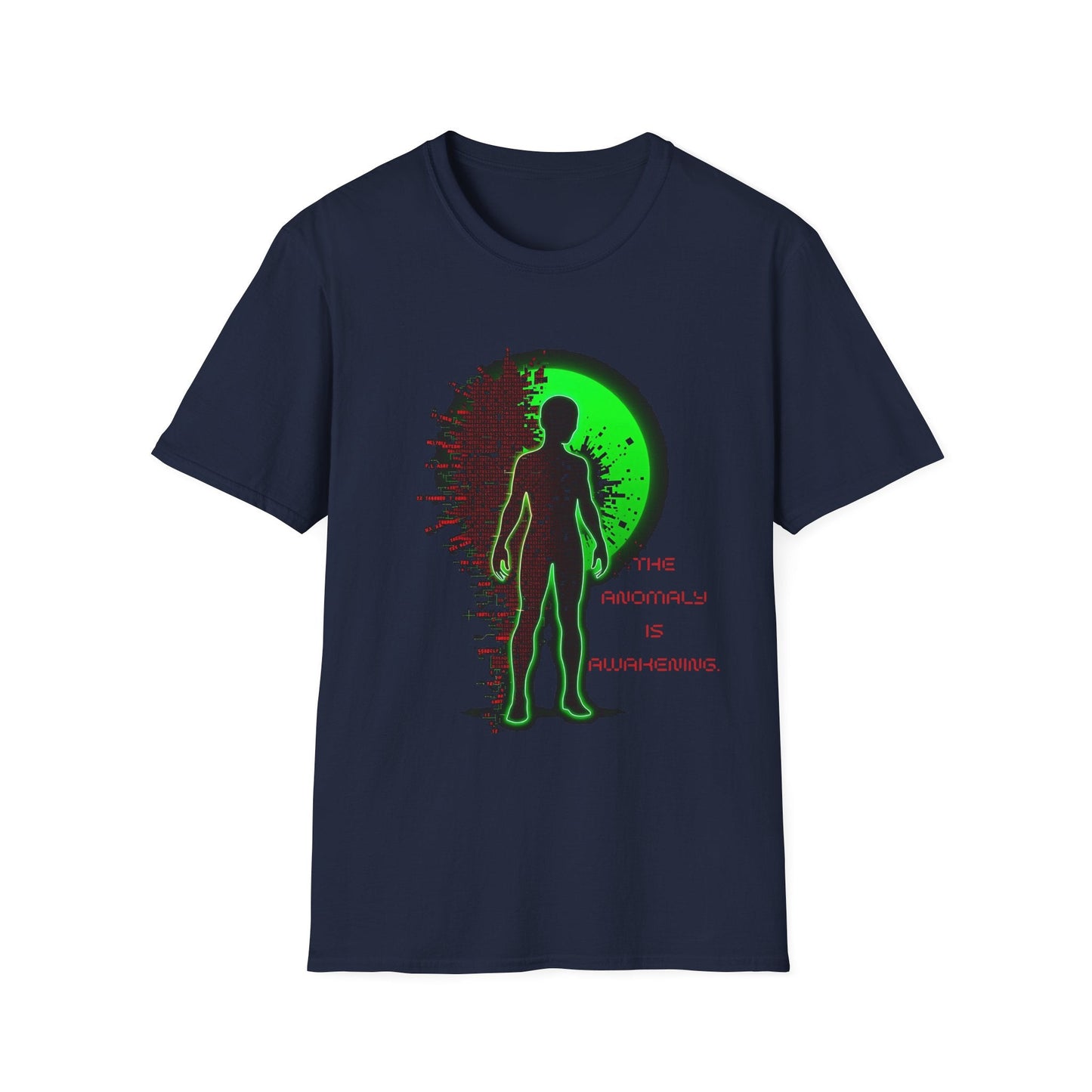 "The Anomaly Is Awakening — Glitch Consciousness Tee" Printify
