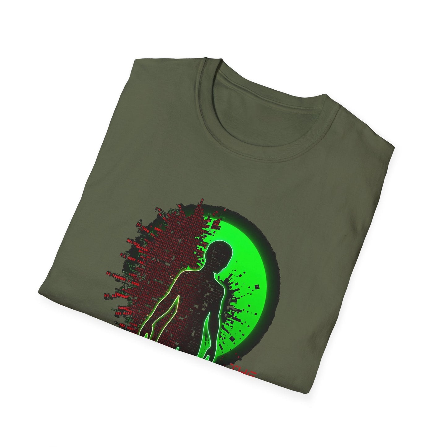 "The Anomaly Is Awakening — Glitch Consciousness Tee" Printify