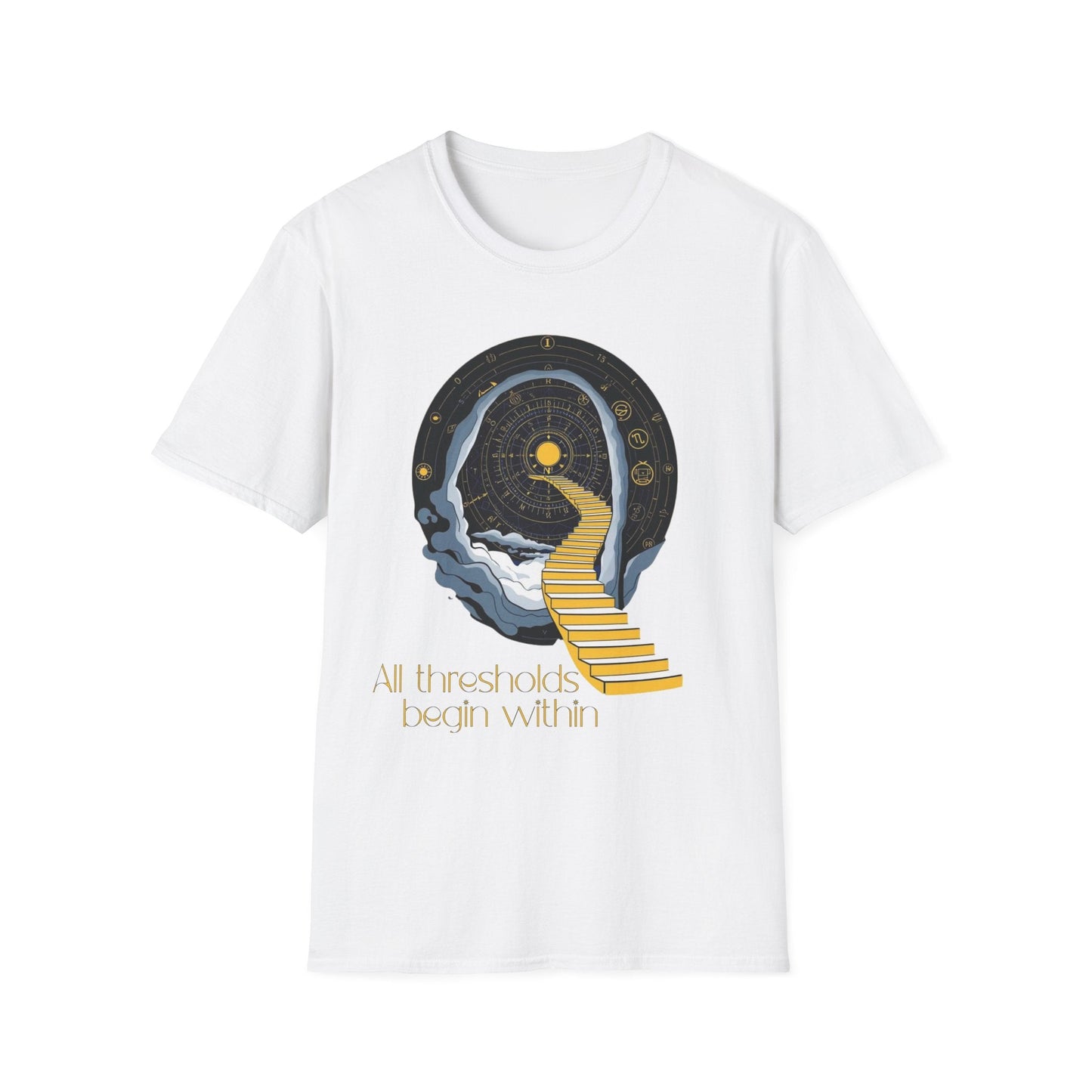 "The Inner Gate — All Thresholds Begin Within Tee" Printify