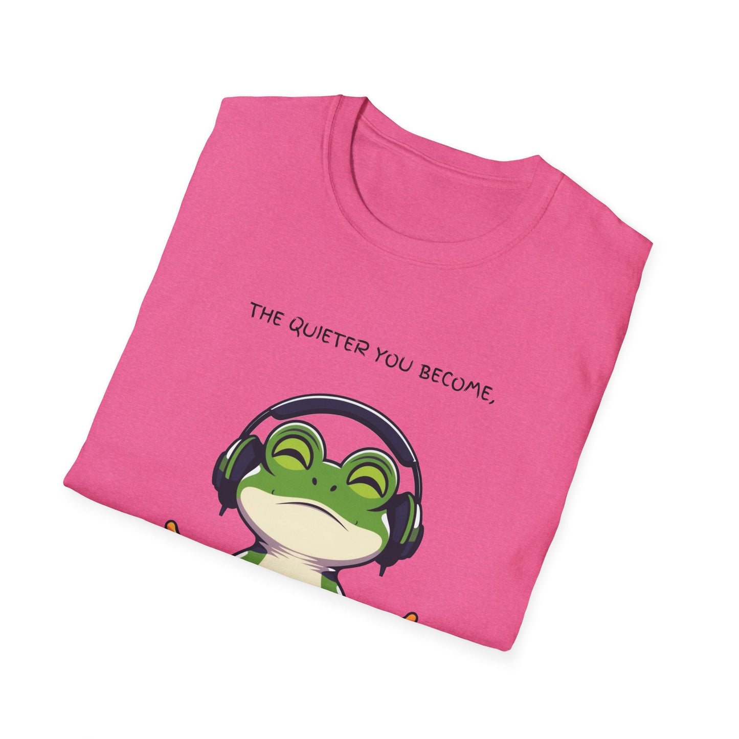 "Quiet Frog Wisdom — Meditative Awareness Tee" Printify