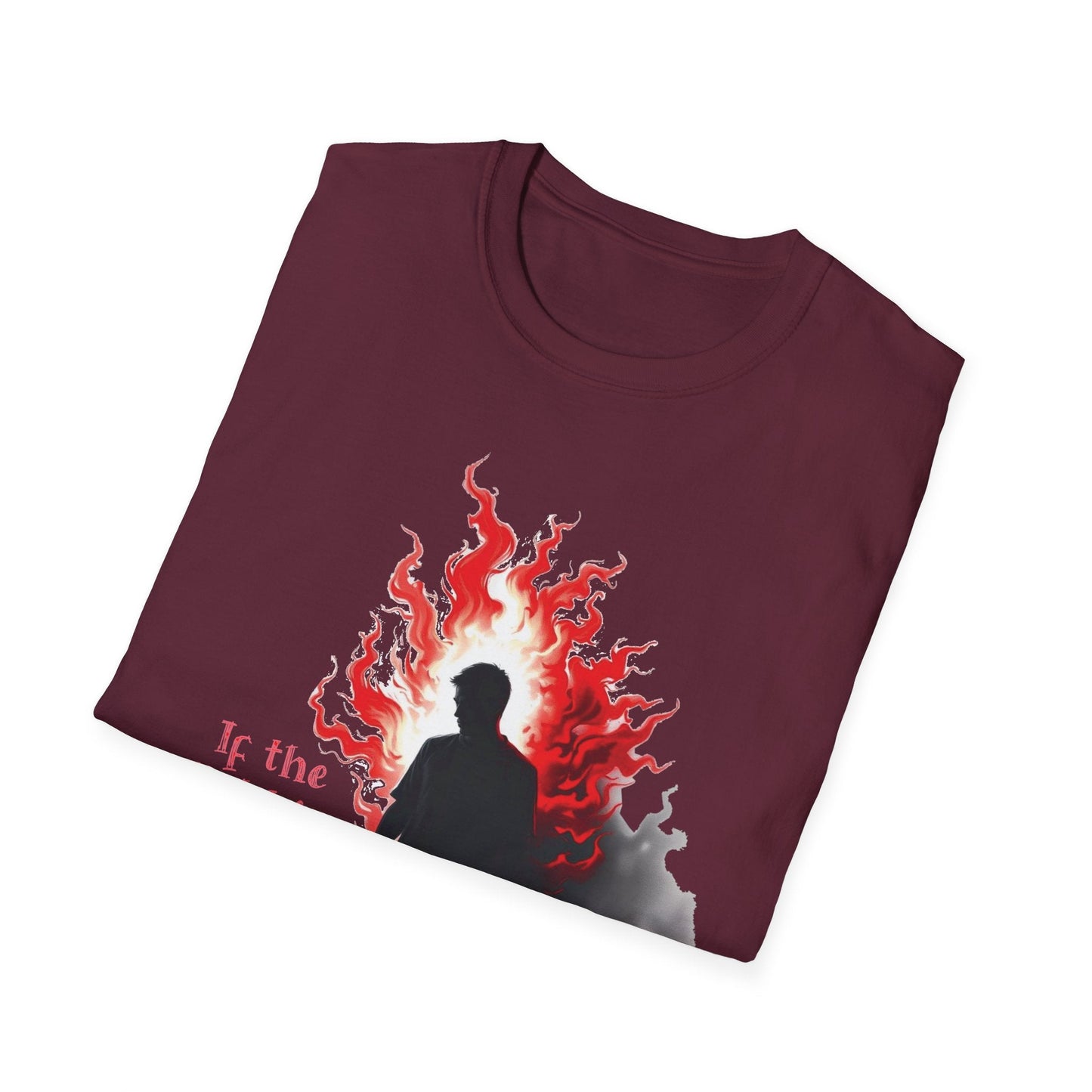 “Masked Light, Greater Shadow” – Shadow Work Flame Tee Printify
