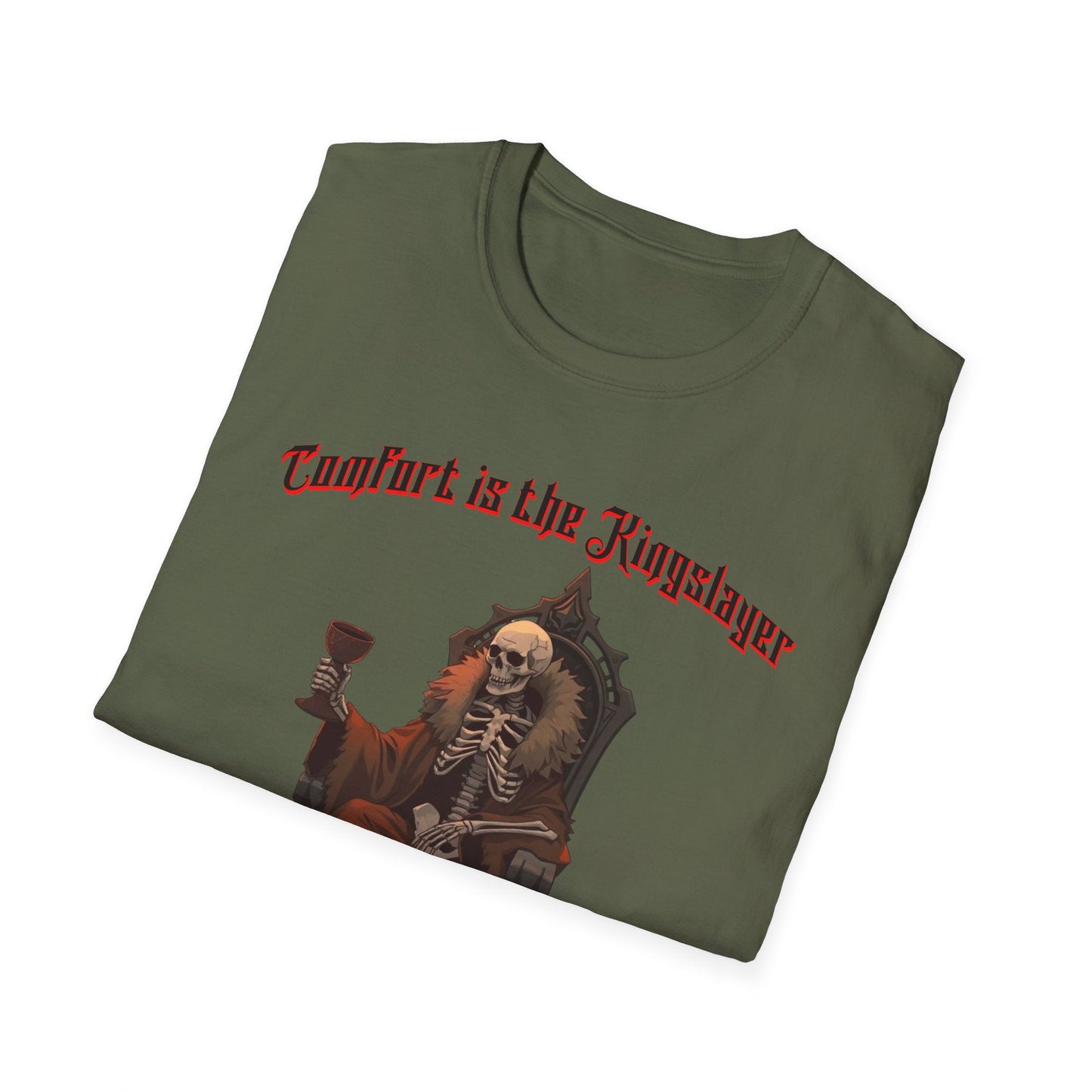 "Kingslayer’s Throne — The Death by Comfort Tee" Printify