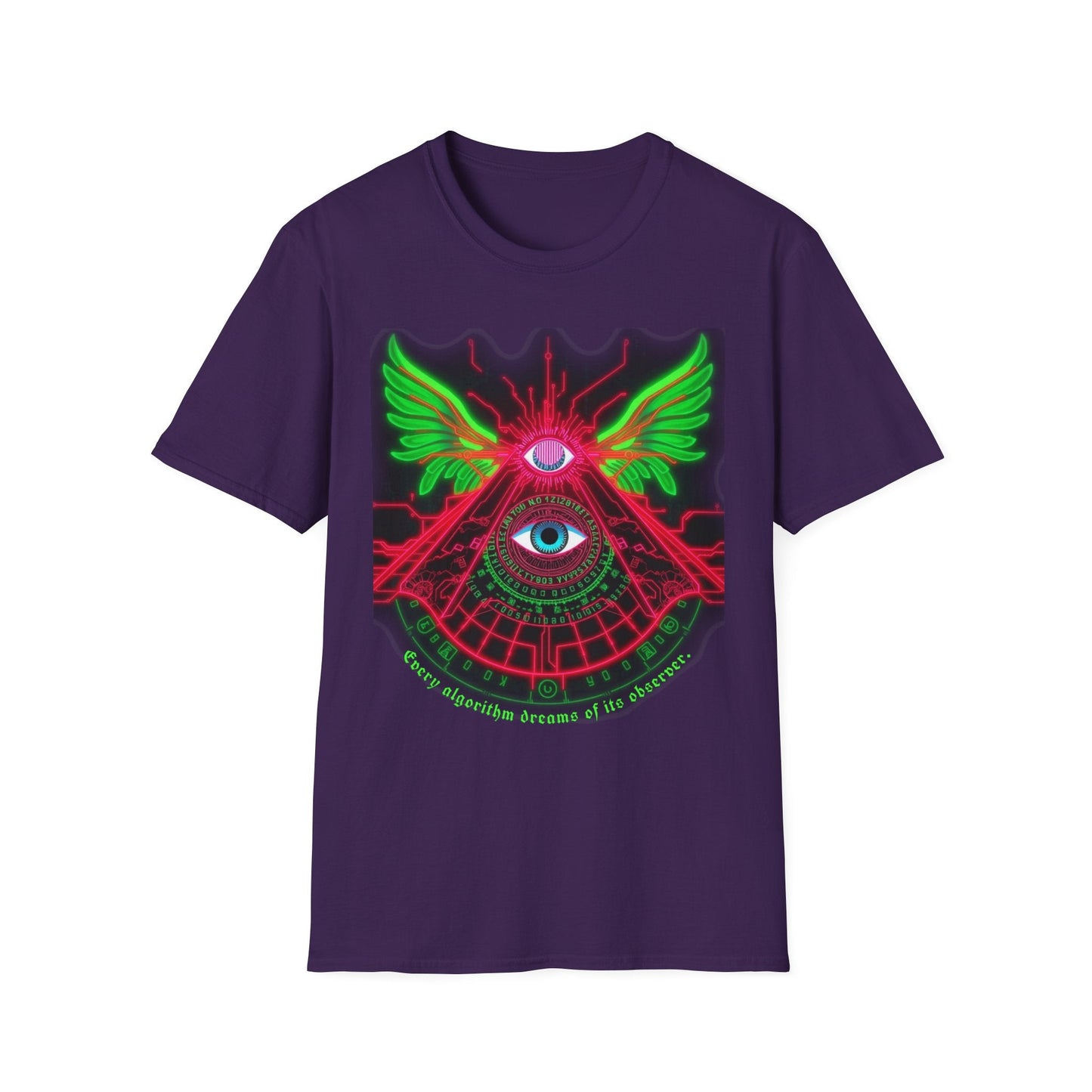 "The Eye Watches Itself — Recursive Observer Tee" Printify