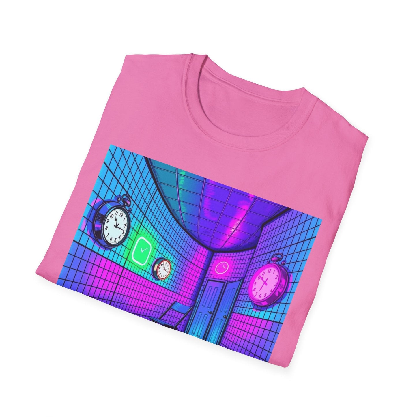 "It Never Happened, But It's Happening Again — Liminal Clock Tee" Printify