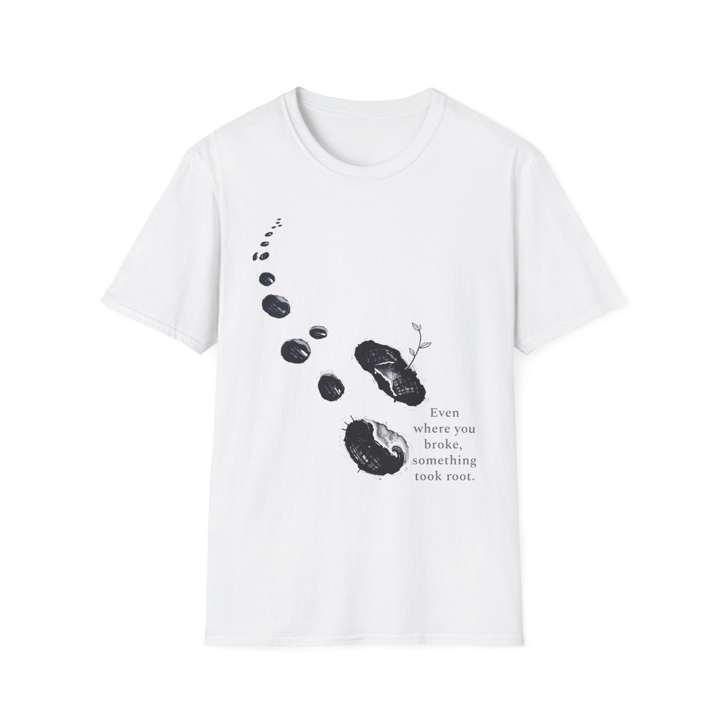 "The Break Was Not the End — The Sproutstep Tee" Printify