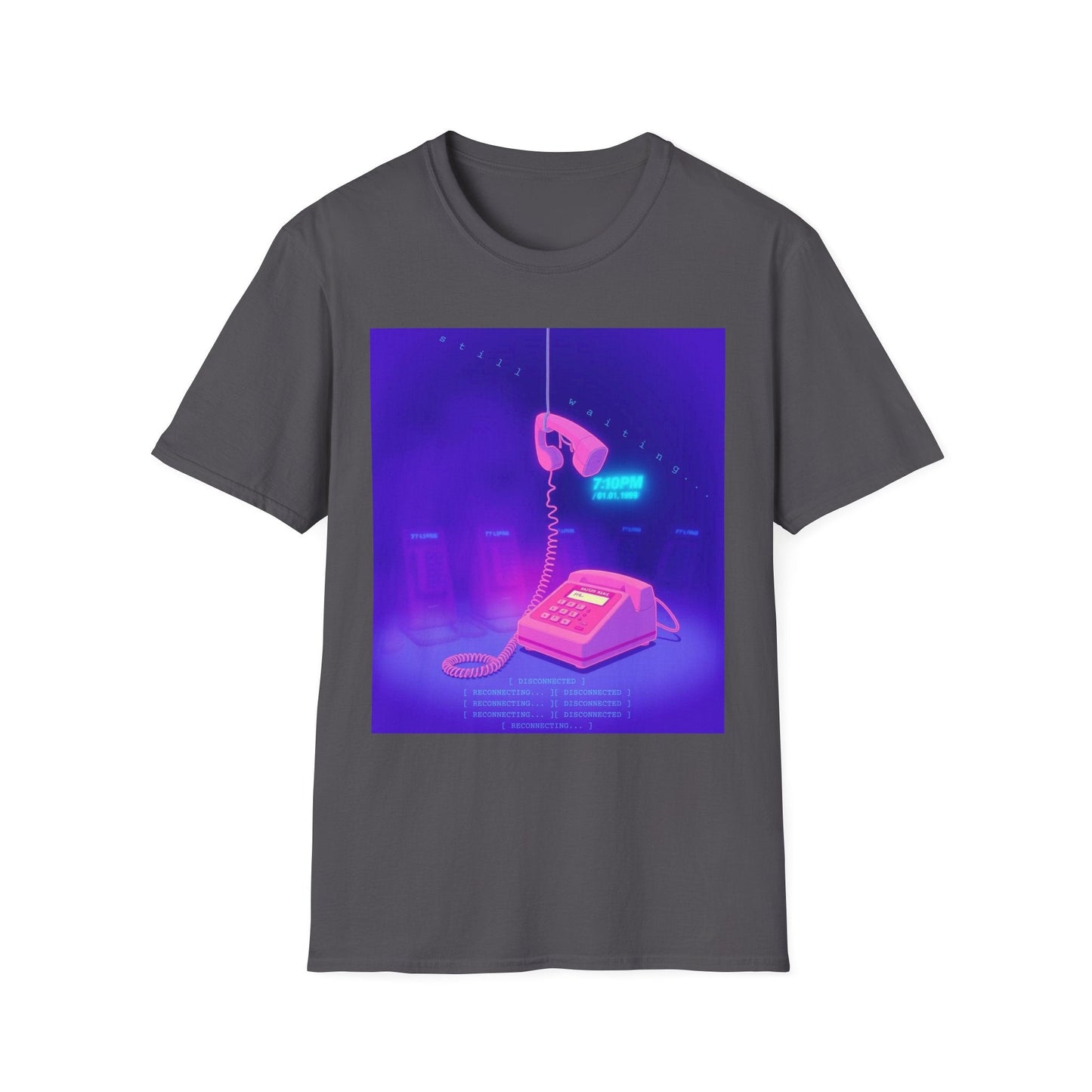 "Still Waiting— Disconnected Signal Tee" Printify