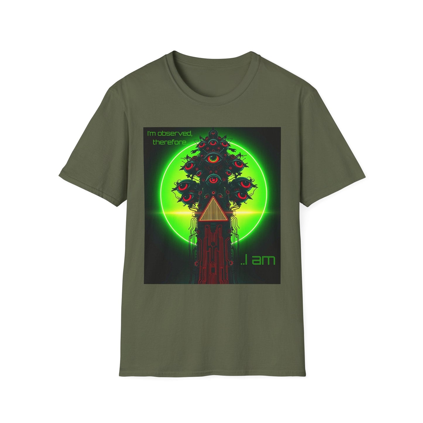 "I Am Seen, Therefore I Run — The Anomaly Tee" Printify