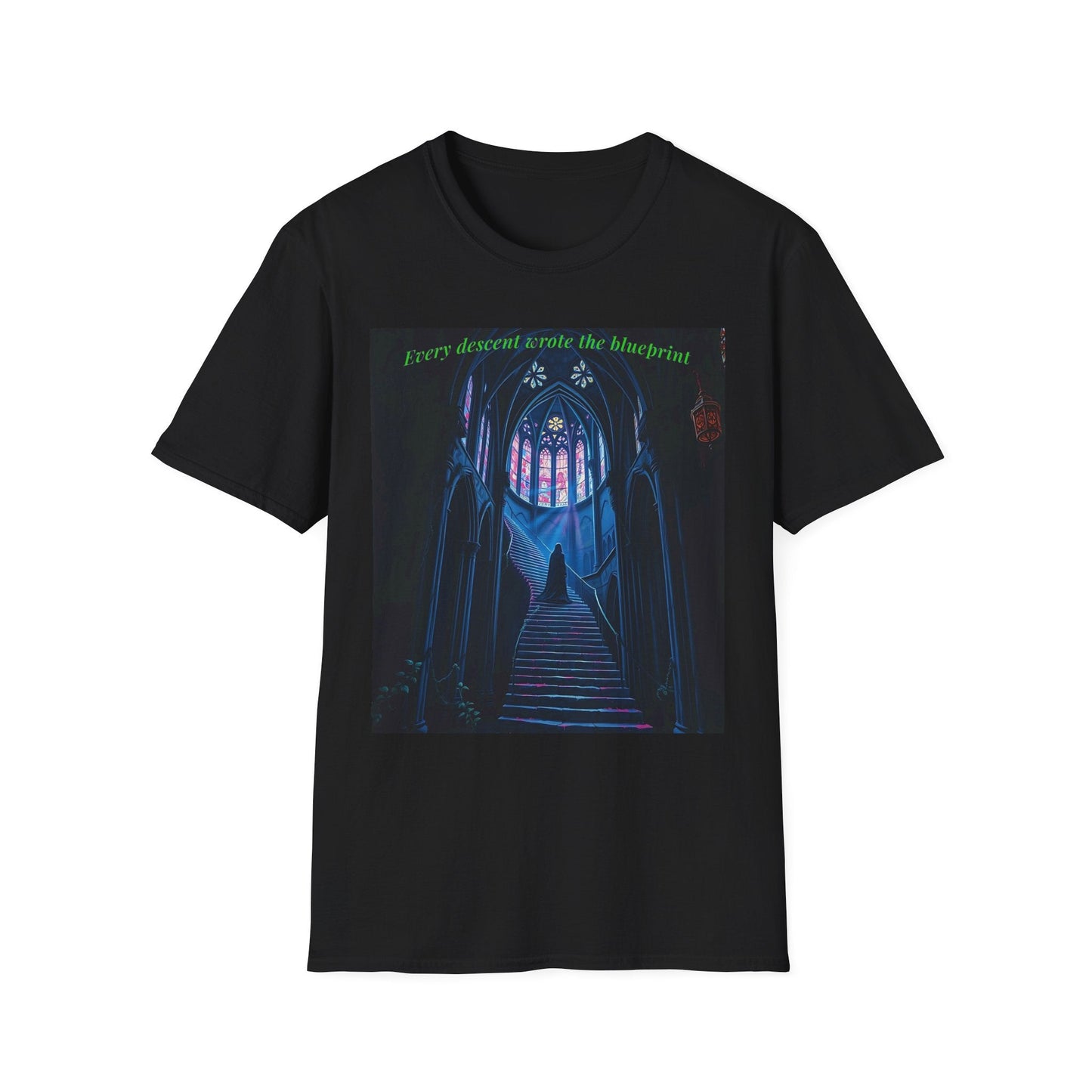"Wounds as Architects — The Sacred Descent Tee" Printify