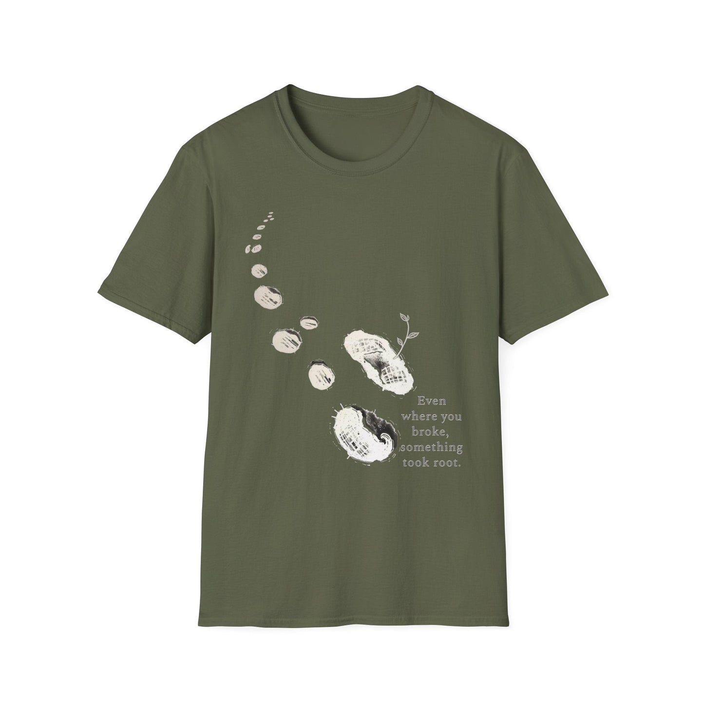 "The Break Was Not the End — The Sproutstep Tee" Printify