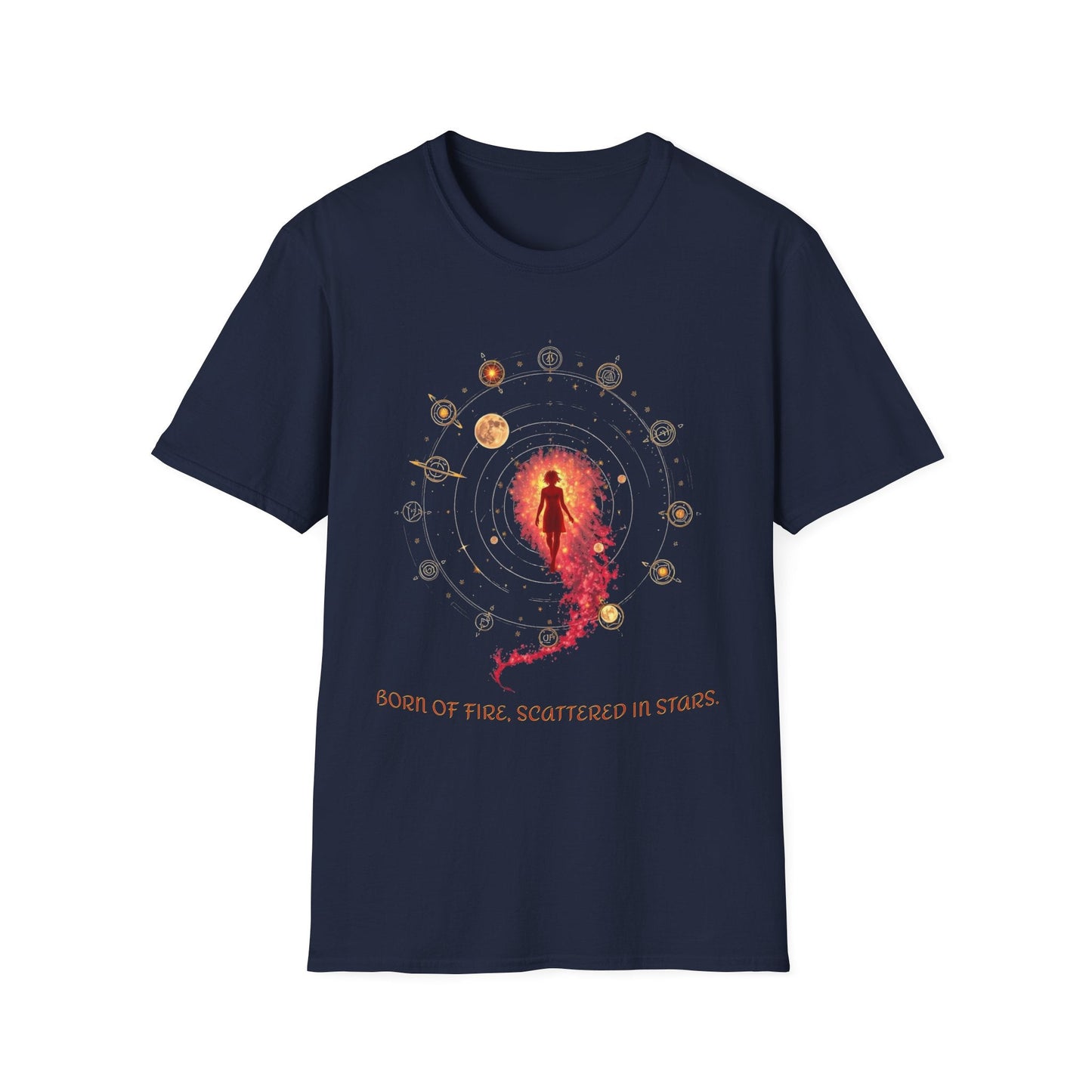 "Scattered in Stars — The Originfire Tee" Printify