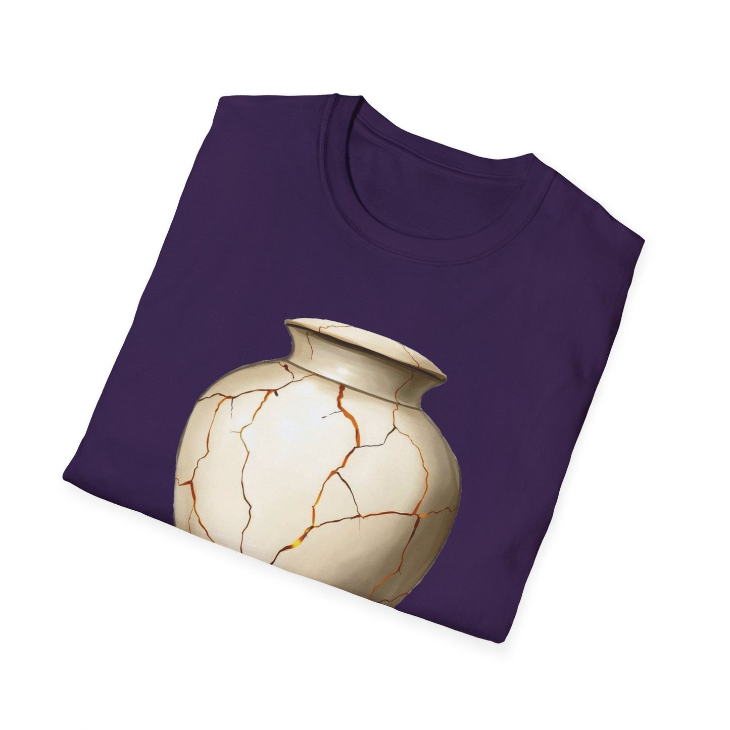 "The Blessing in the Break — The Kintsugi Vessel Tee" Printify