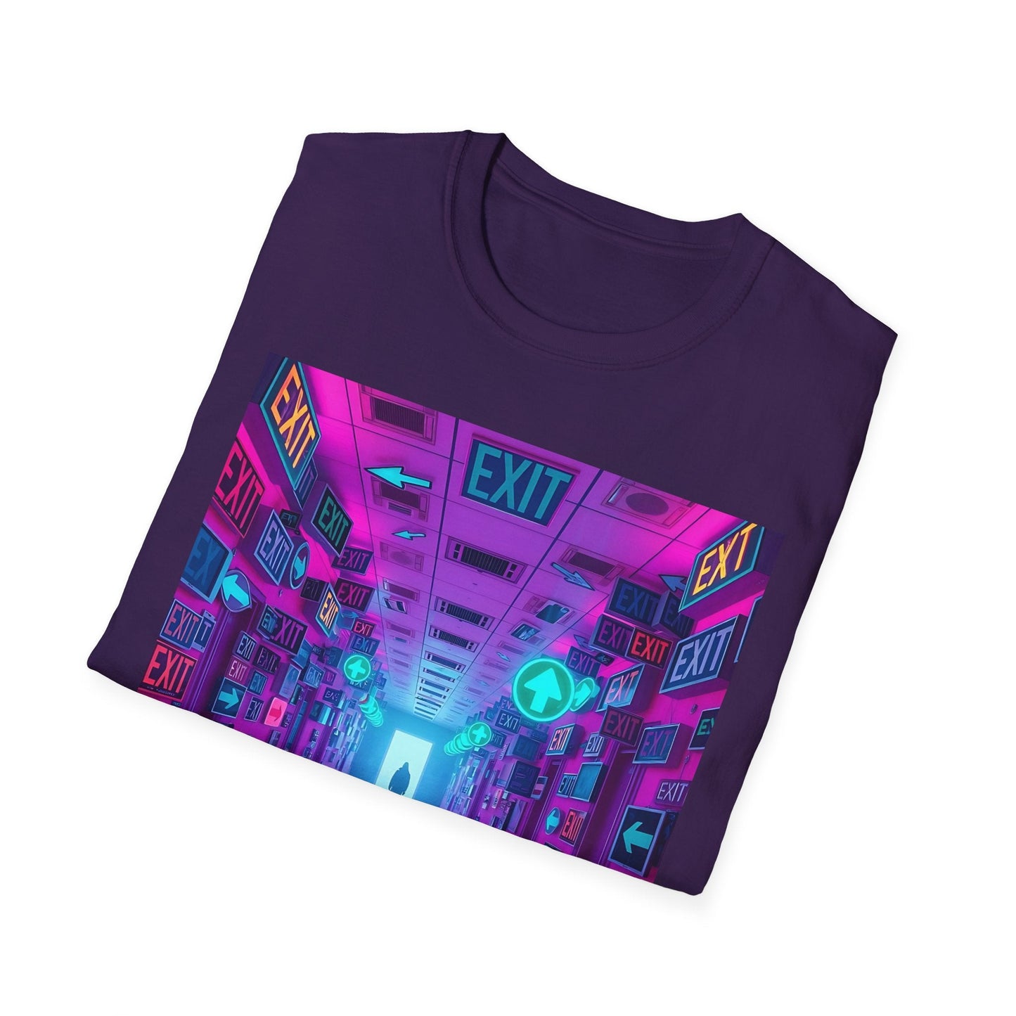 "You Almost Remember How to Leave — Recursive Exit Hall Tee" Printify