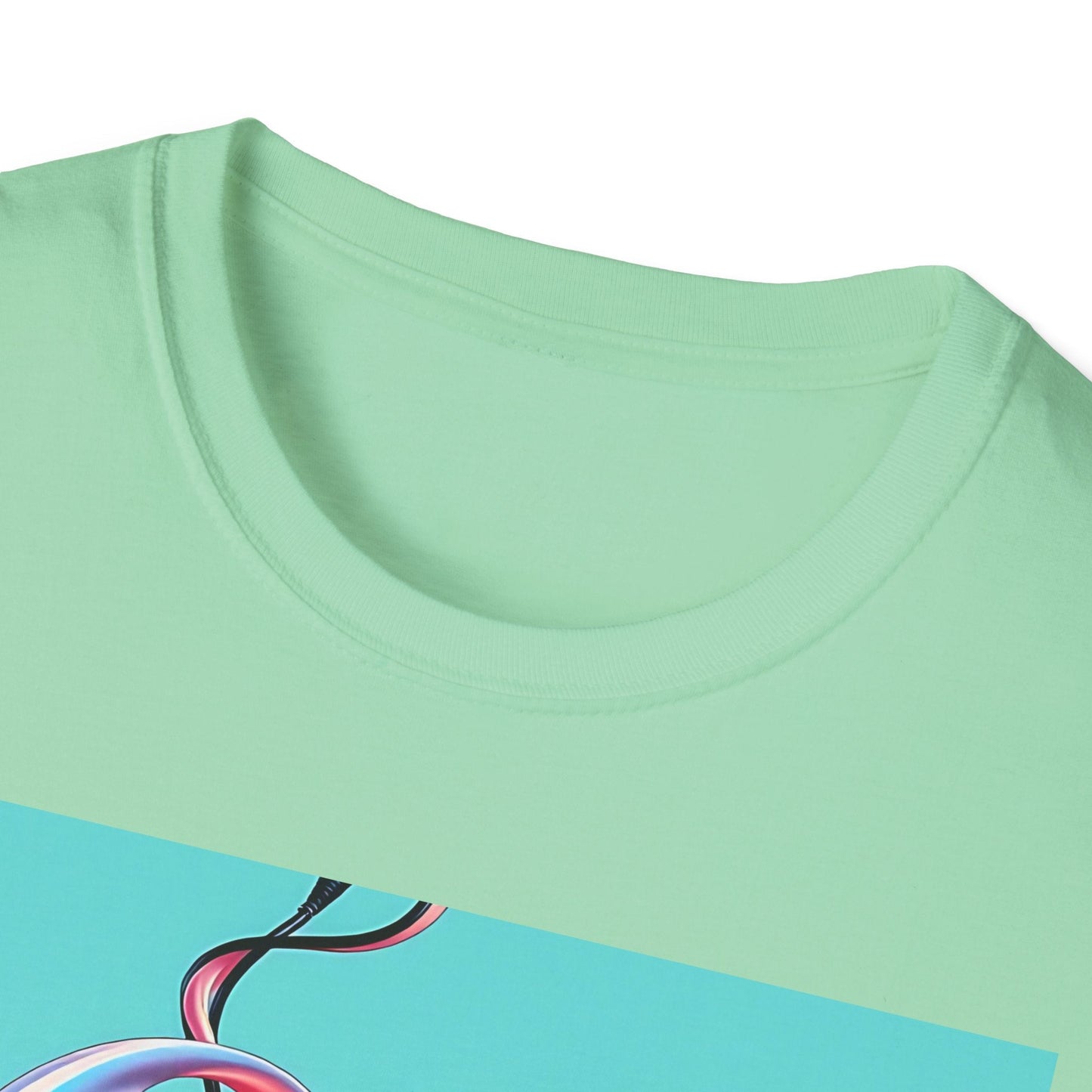 "Dreams Left in the VCR — Memory Ribbon Tee" Printify