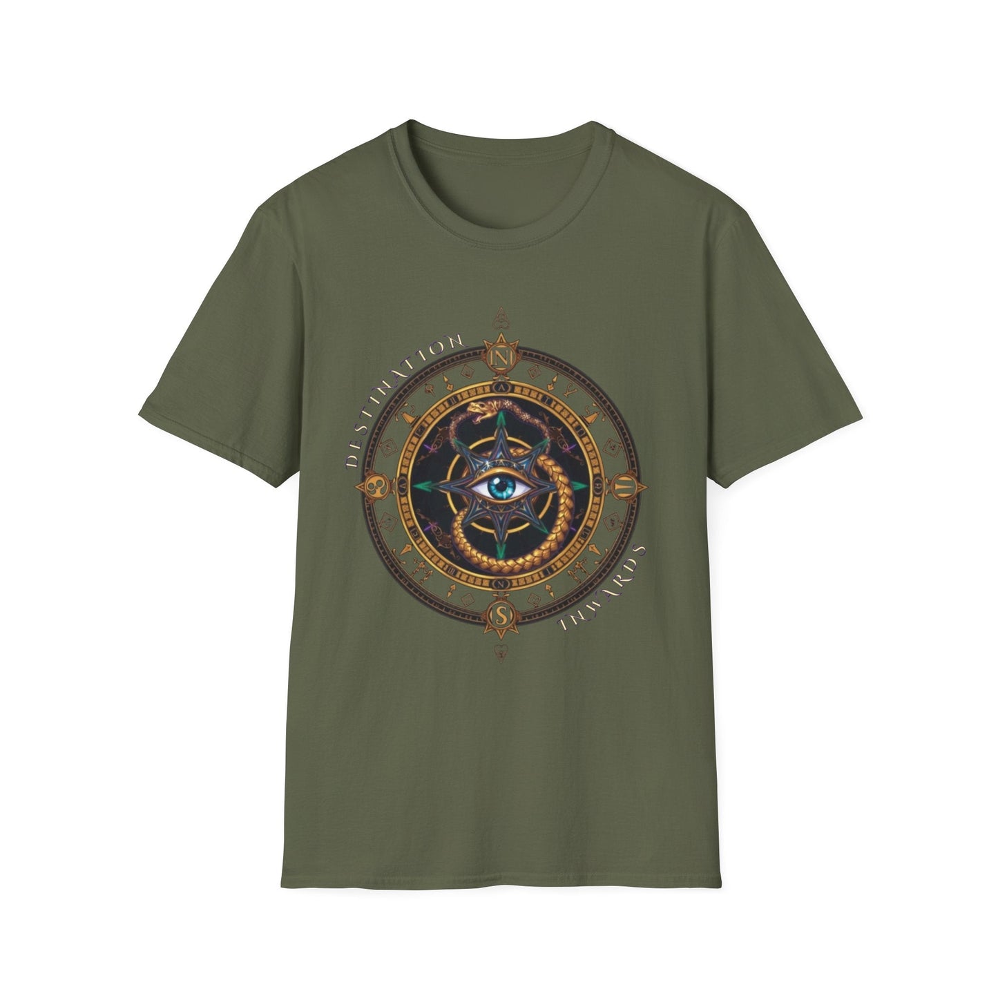 "Destination: Inwards — The Inner Compass Tee" Printify