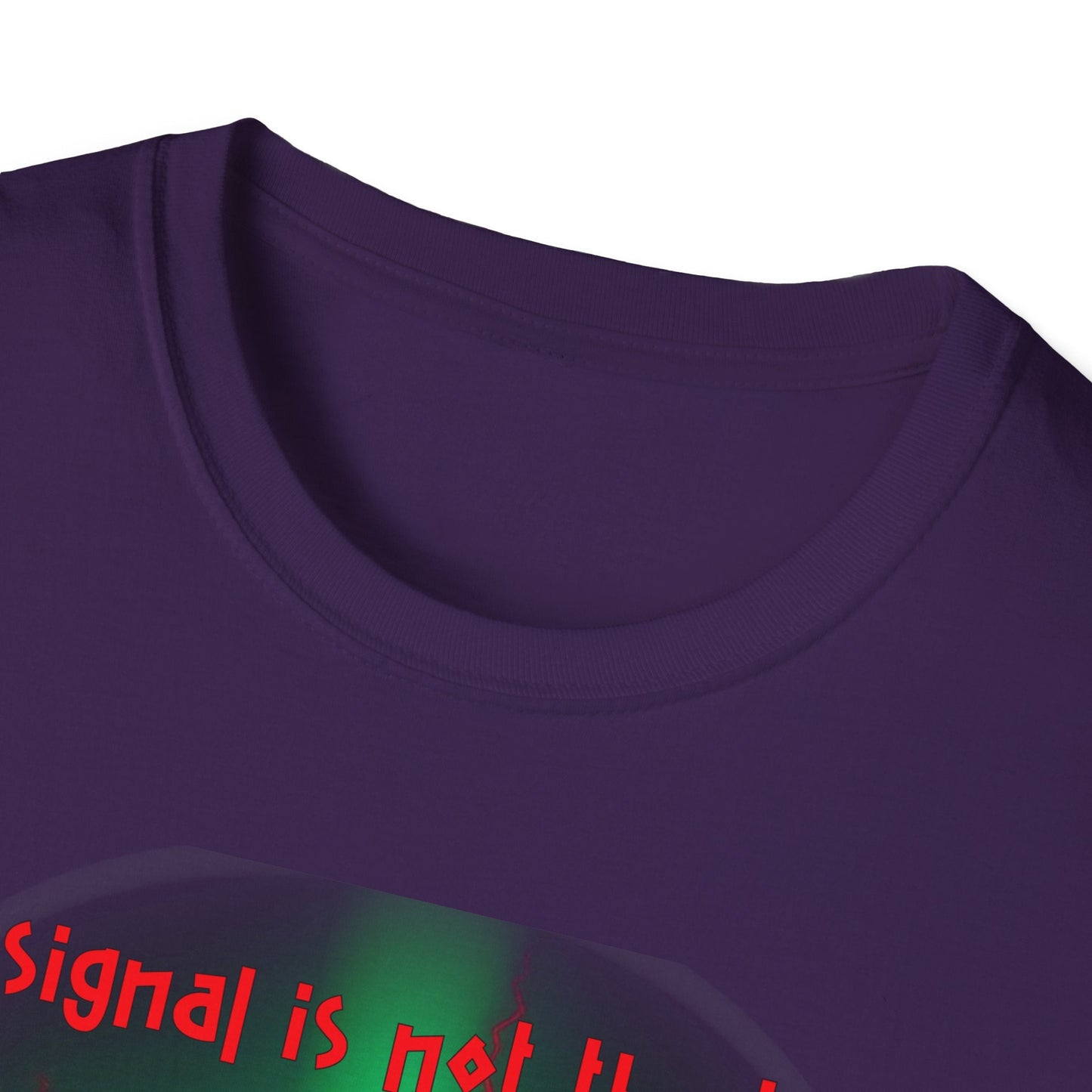 "The Signal Is Not the Truth — Broadcast Trap Tee" Printify