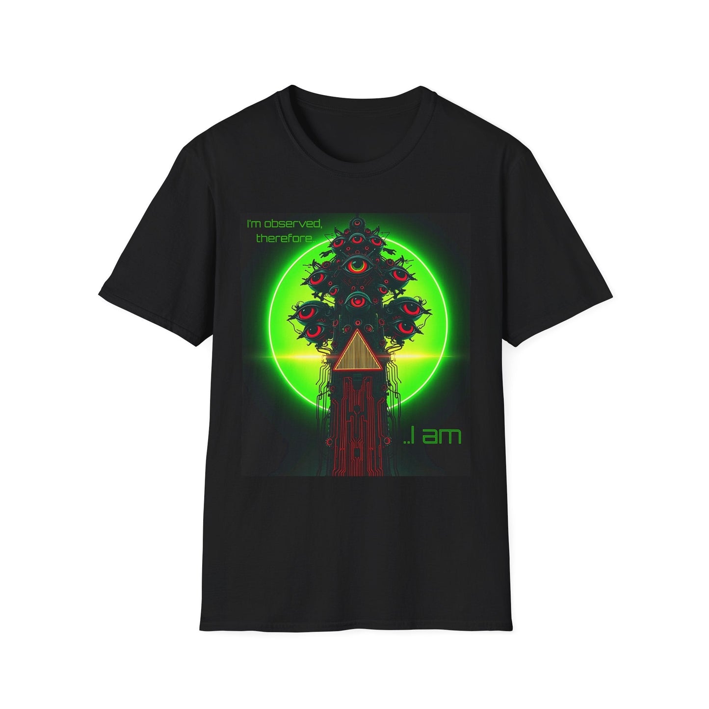 "I Am Seen, Therefore I Run — The Anomaly Tee" Printify