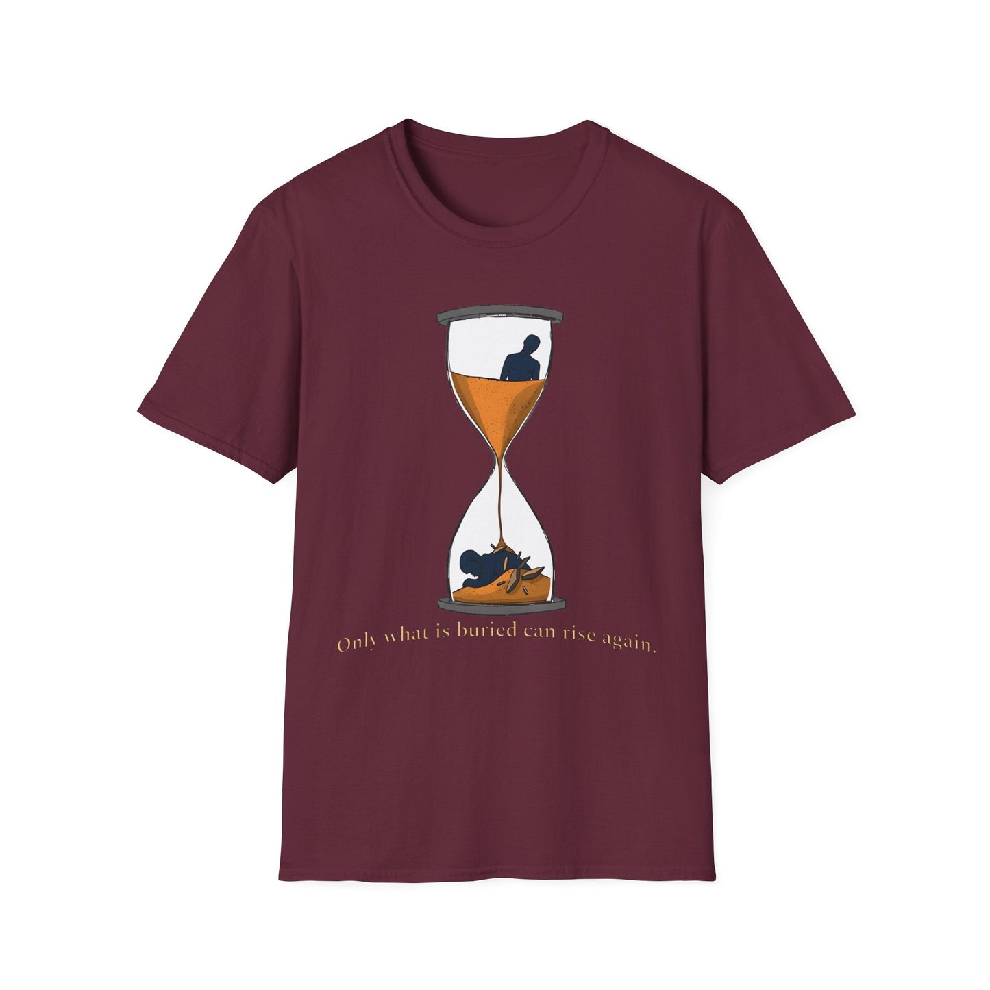 "What’s Buried Returns — The Hourglass Tee" Printify
