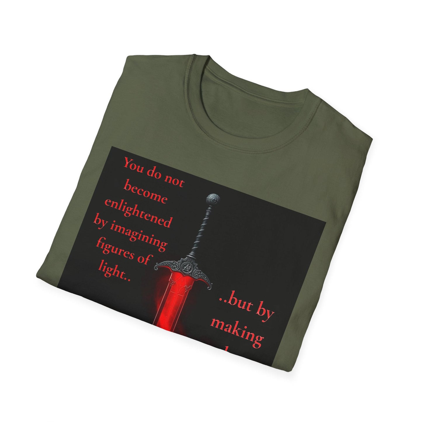 "Darkness Made Conscious — The Jung Blade Tee" Printify