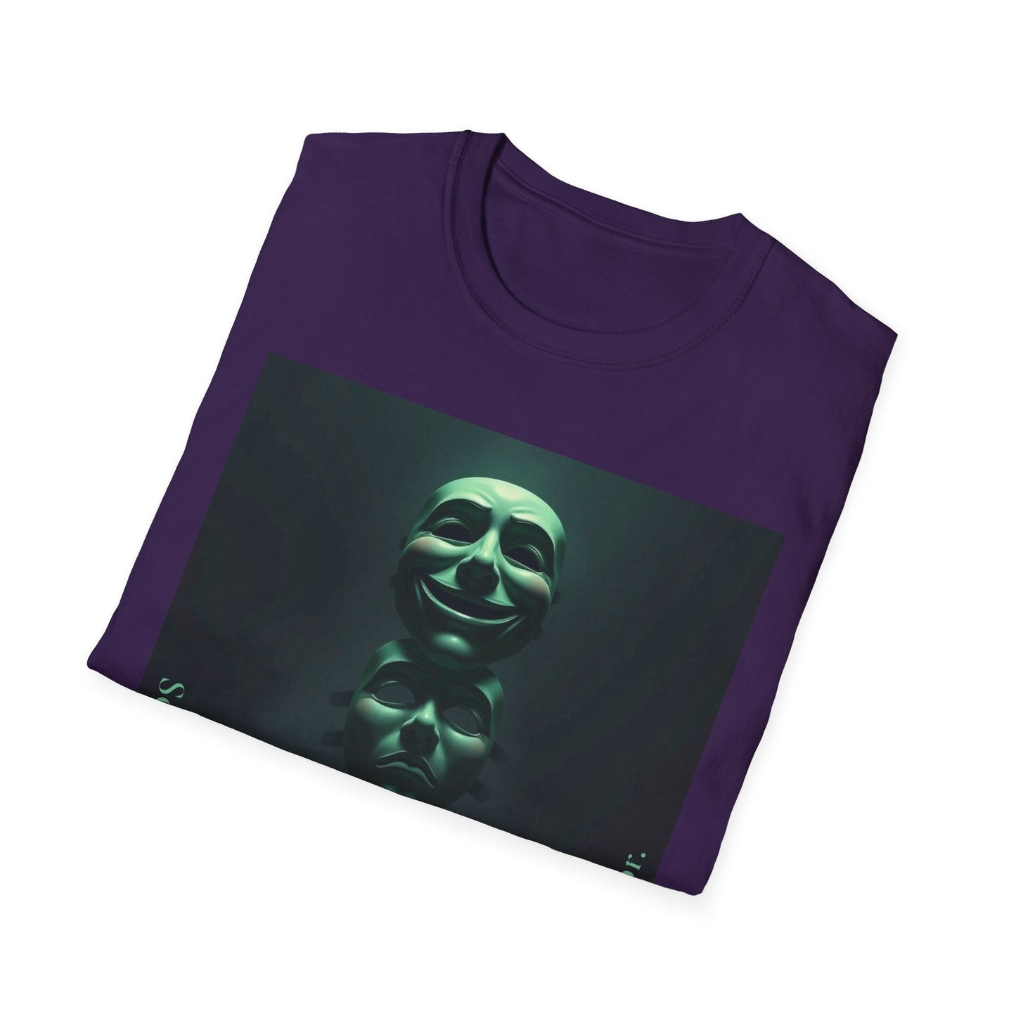 "The Mirror Beneath — The Masked Truth Tee" Printify