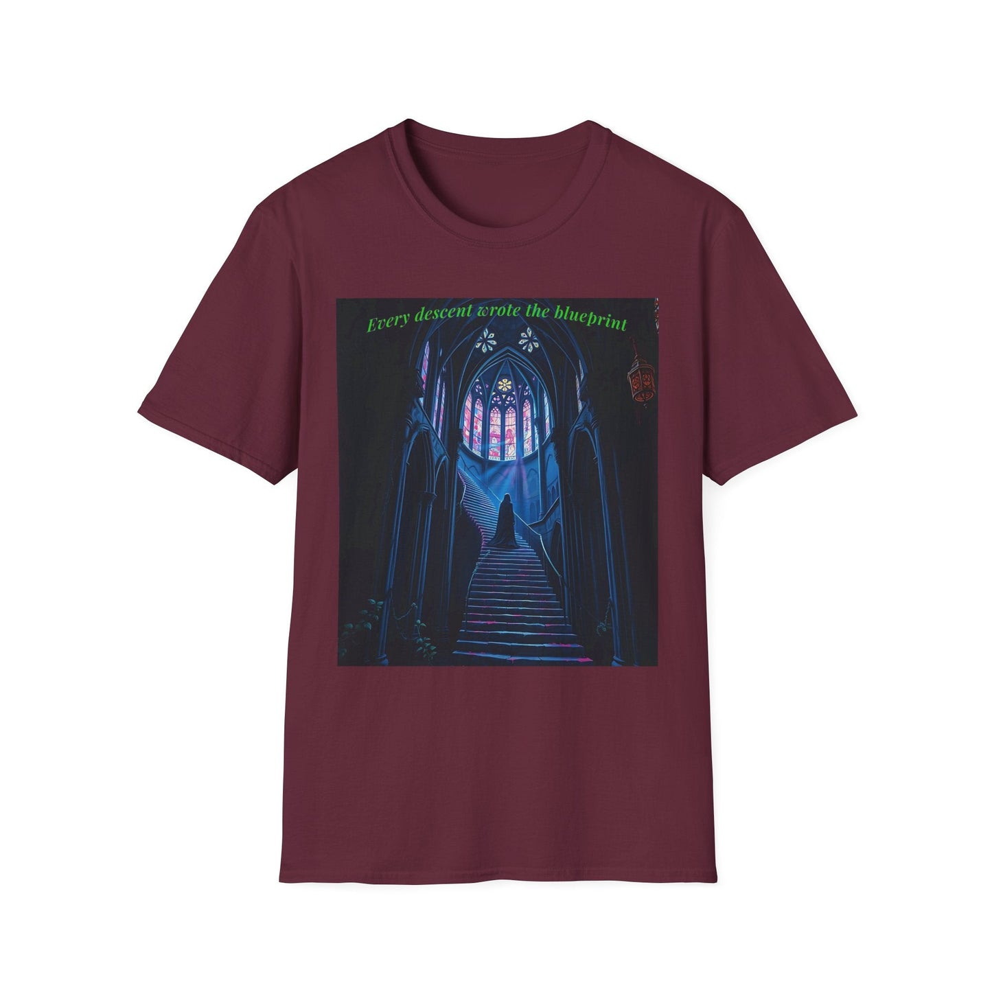 "Wounds as Architects — The Sacred Descent Tee" Printify