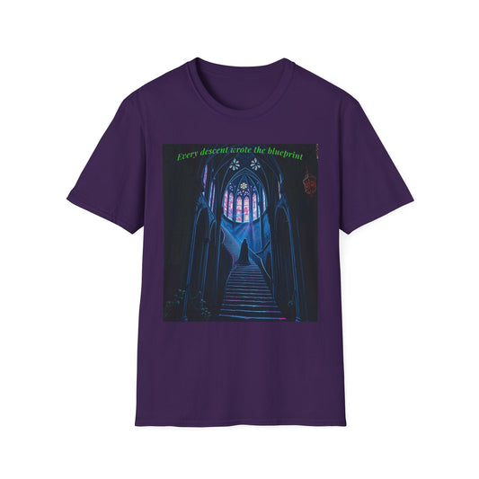 "Wounds as Architects — The Sacred Descent Tee" Printify