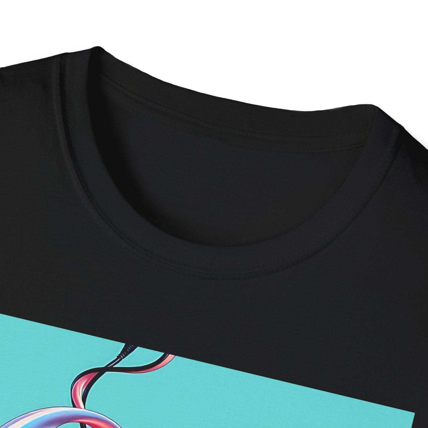 "Dreams Left in the VCR — Memory Ribbon Tee" Printify
