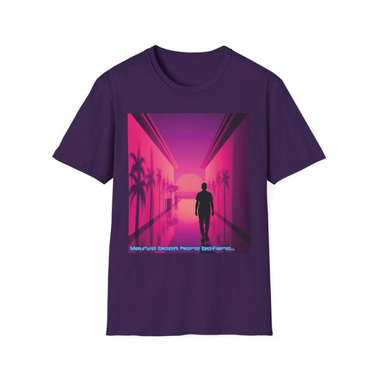 "You’ve Been Here Before — Déjà View Vaporwave Tee" Printify