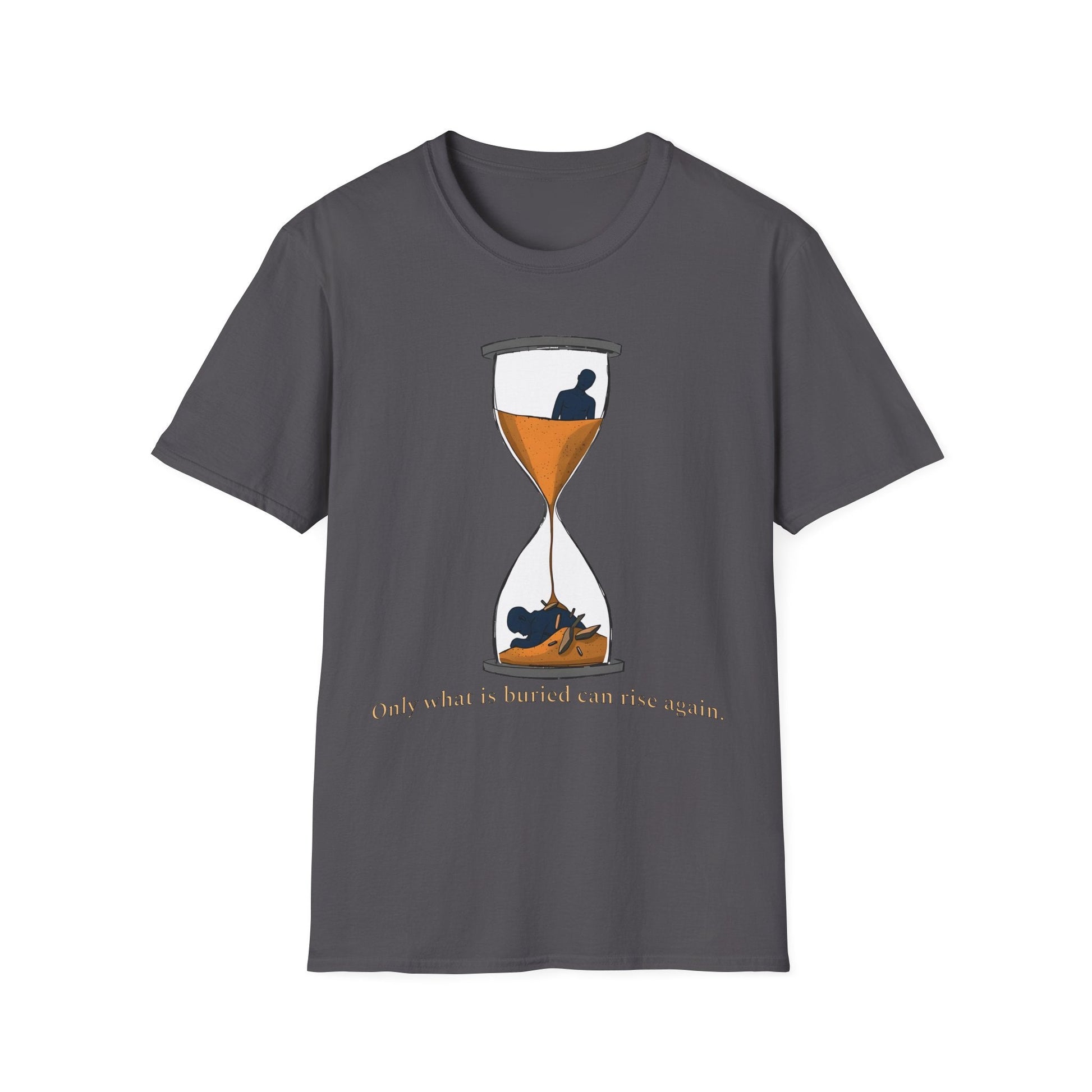 "What’s Buried Returns — The Hourglass Tee" Printify
