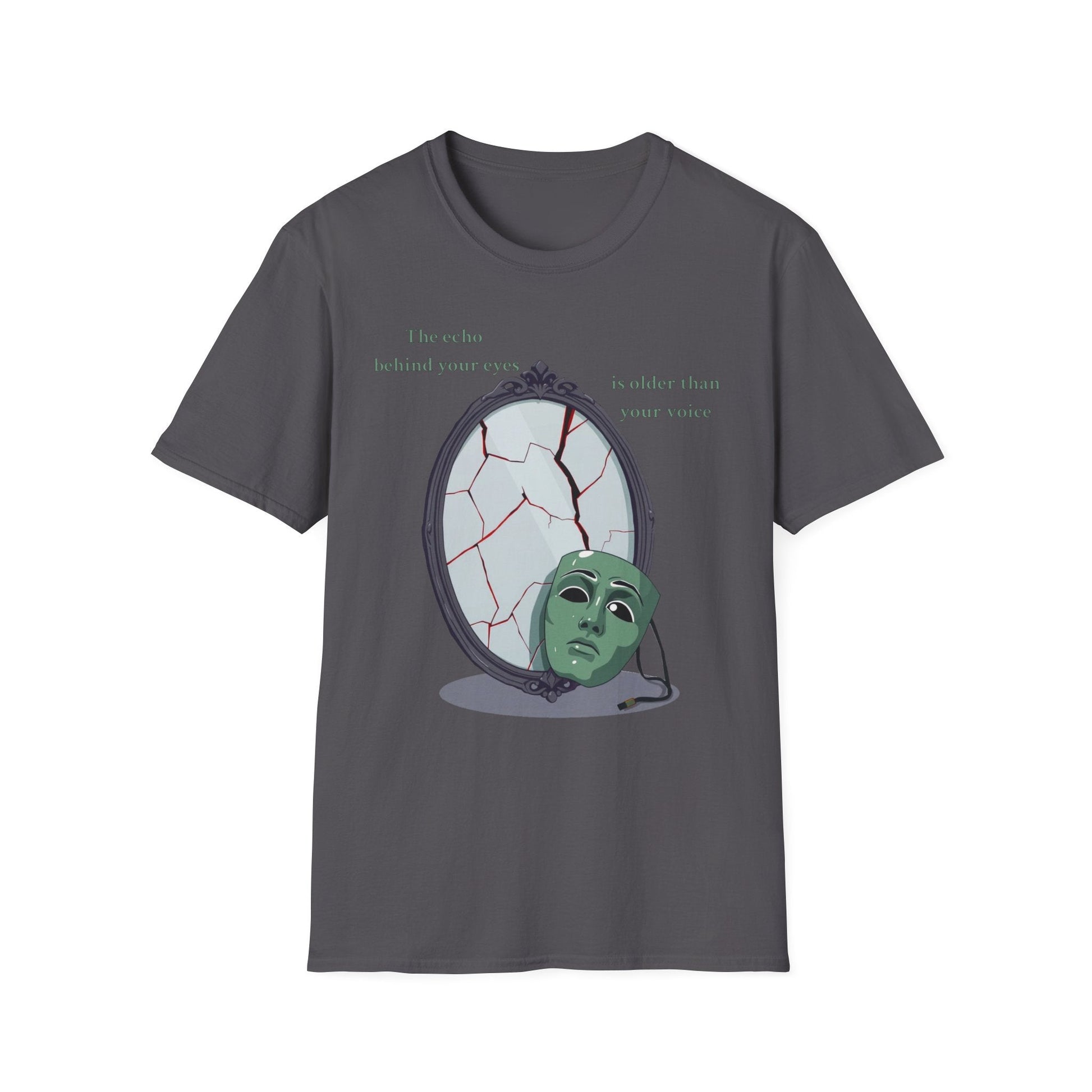 "The Witness Within — The Cracked Reflection Tee" Printify