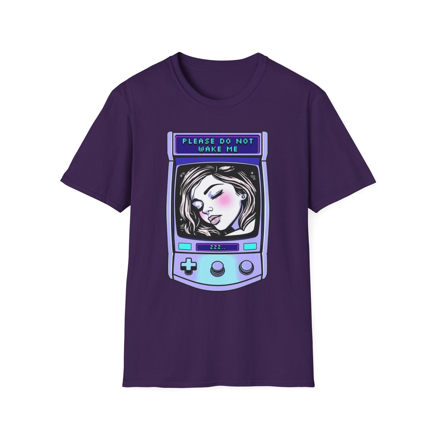"Please Do Not Wake Me — Pixel Dream Console Tee" Printify