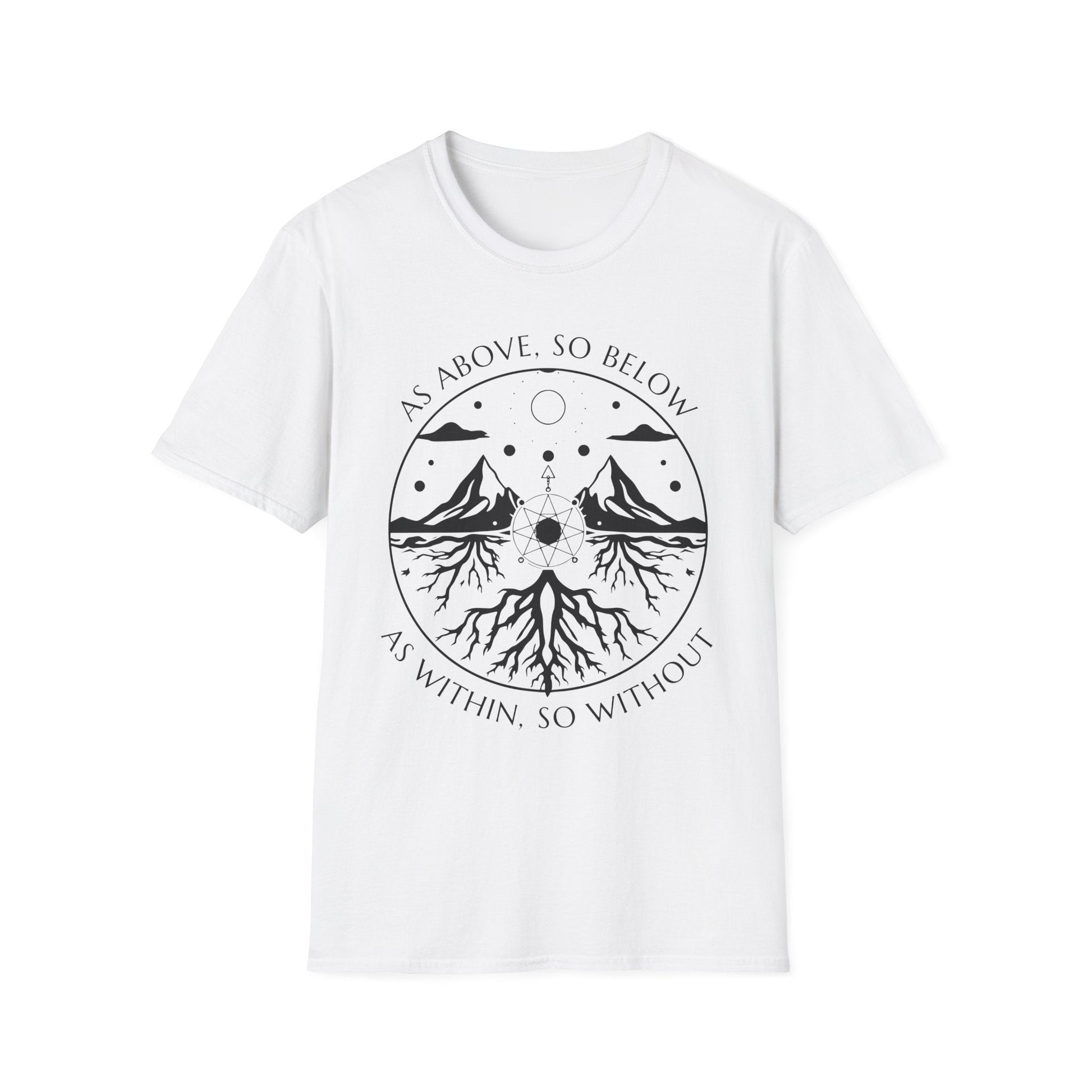 "Reflections of the Hidden — As Above, So Below Tee" Printify