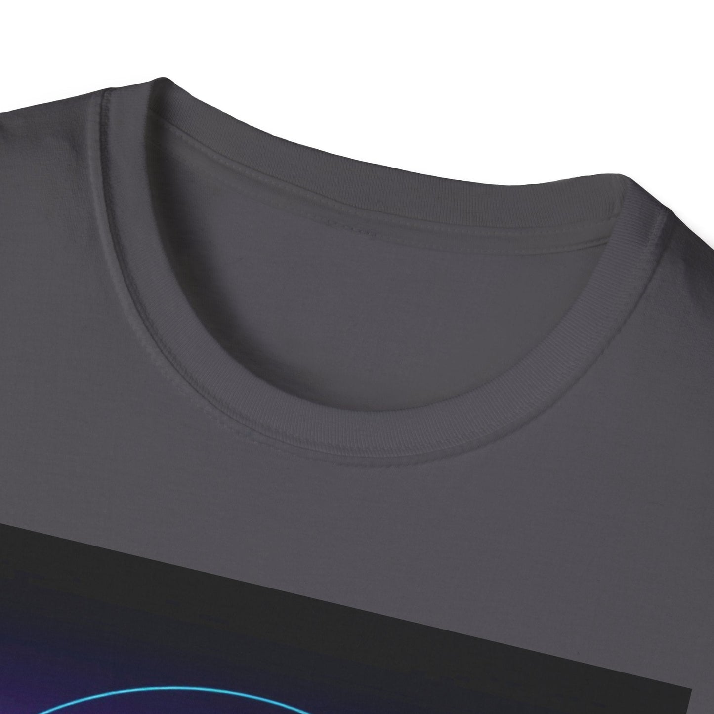 "Buffering — Glitched Hourglass Tee" Printify