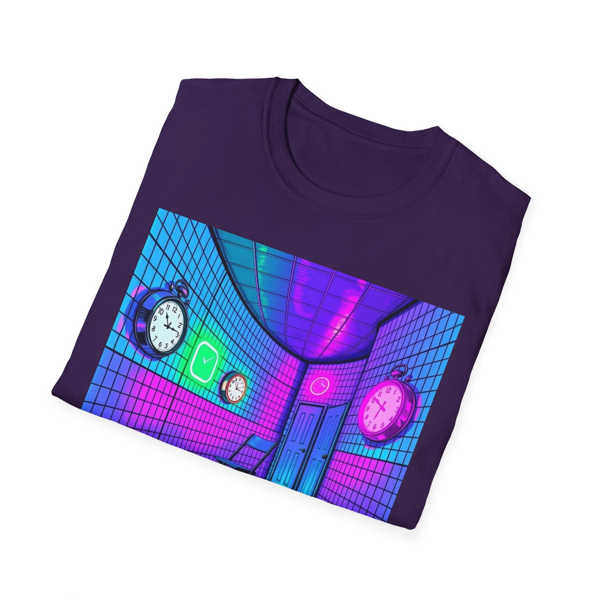 "It Never Happened, But It's Happening Again — Liminal Clock Tee" Printify