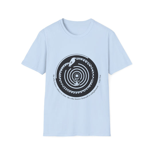 "Know Thy Spiral — Lao Tzu Enlightenment Tee" Printify