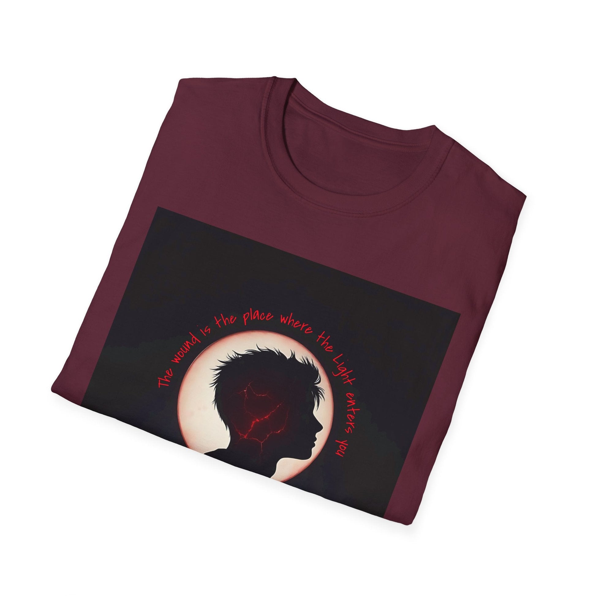 "Where the Light Breaks In — The Wound Tee" Printify
