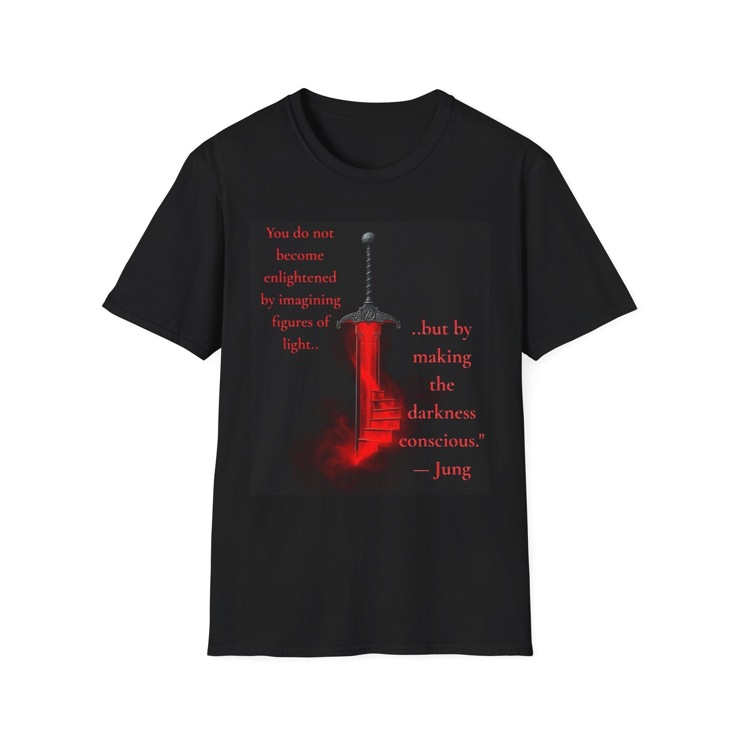 "Darkness Made Conscious — The Jung Blade Tee" Printify