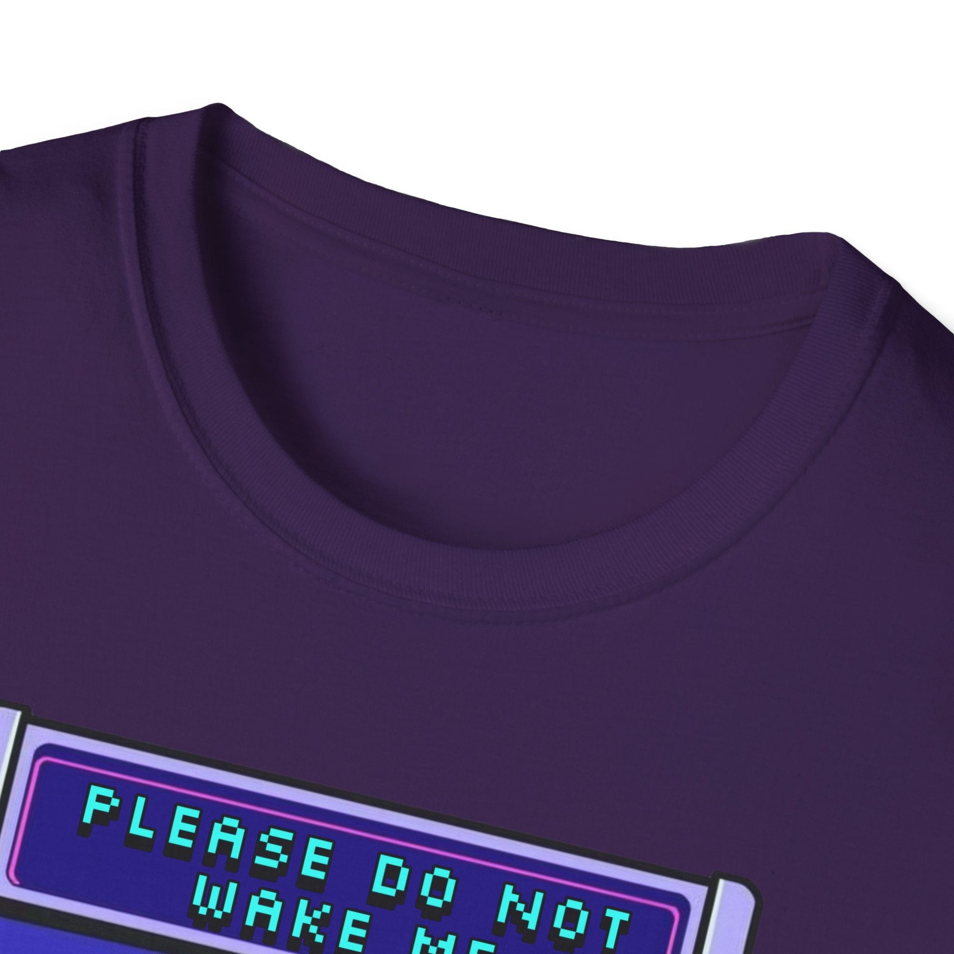 "Please Do Not Wake Me — Pixel Dream Console Tee" Printify