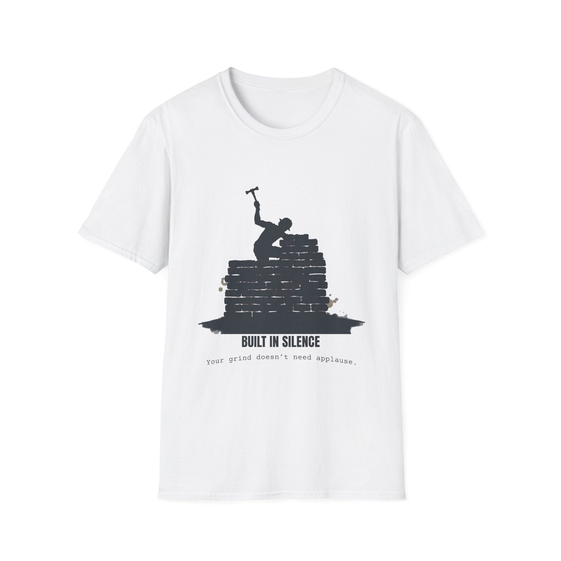 "Built in Silence — No Applause Necessary Tee" Printify