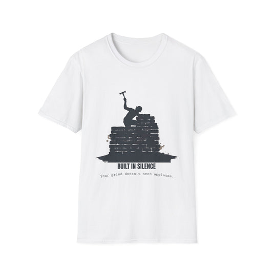 "Built in Silence — No Applause Necessary Tee" Printify