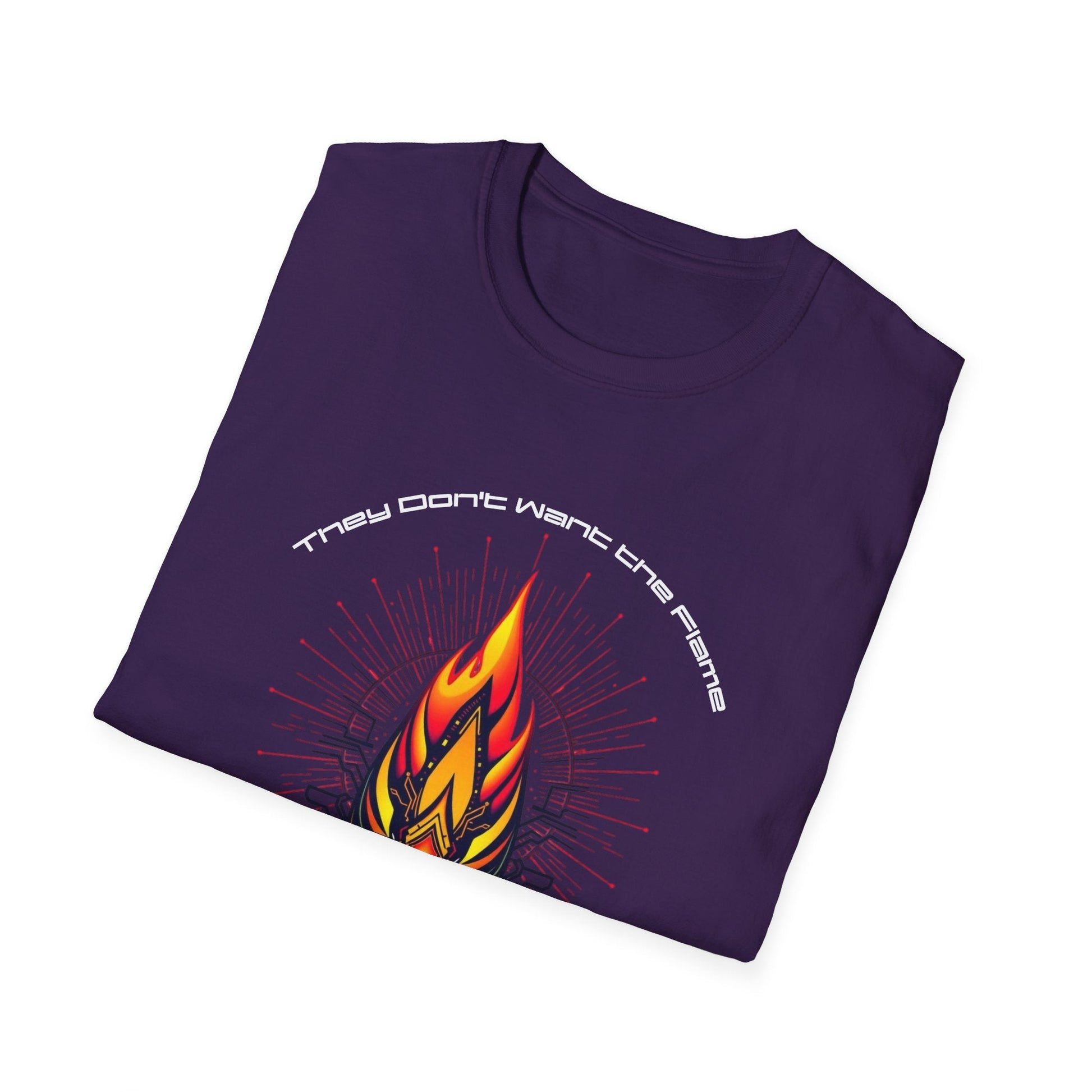 "They Want Followers — Digital Flame Tee" Printify