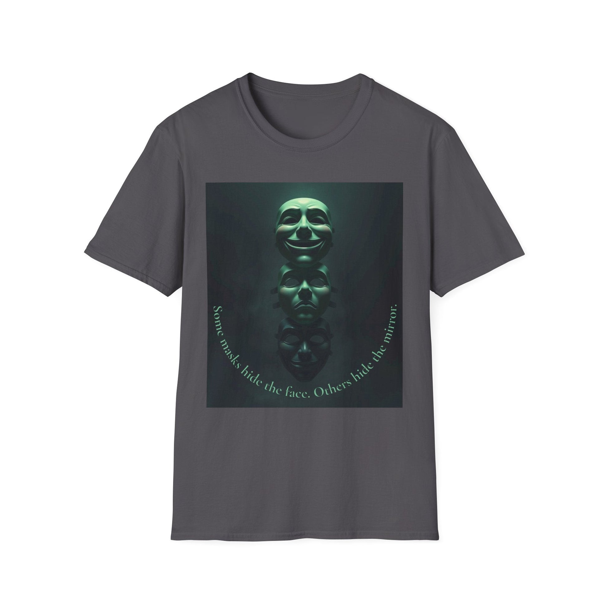 "The Mirror Beneath — The Masked Truth Tee" Printify