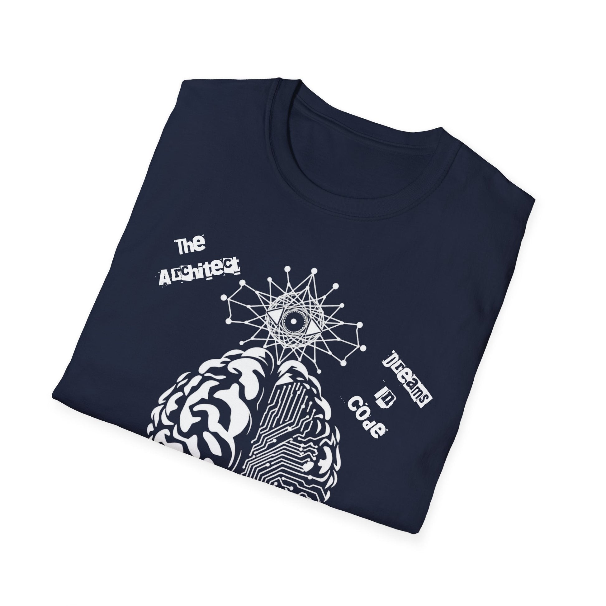 The Universe Built in Code – Brain Meets Spirit Tee Printify