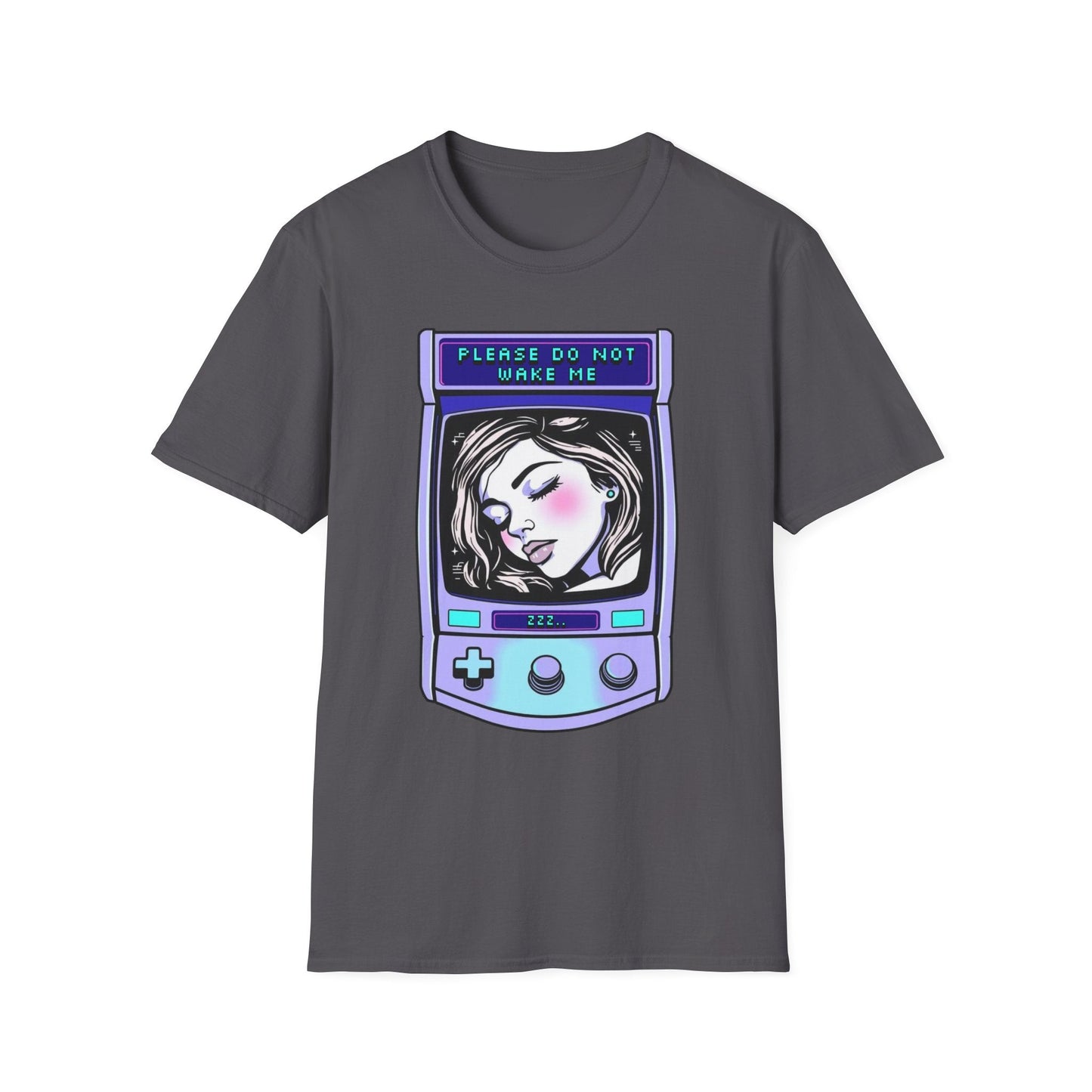 "Please Do Not Wake Me — Pixel Dream Console Tee" Printify