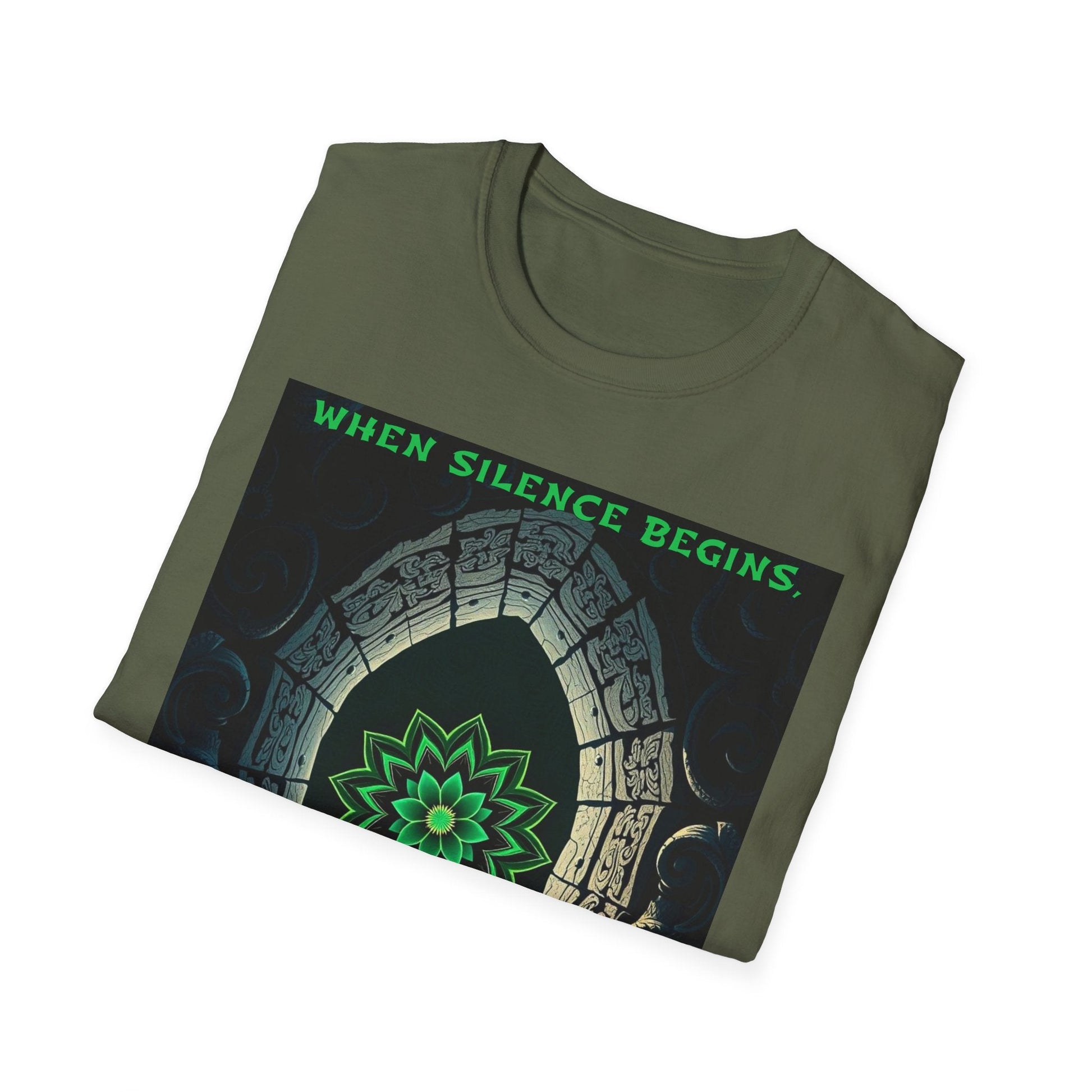 "The Quiet Path — The Sanctuary Opens Tee" Printify