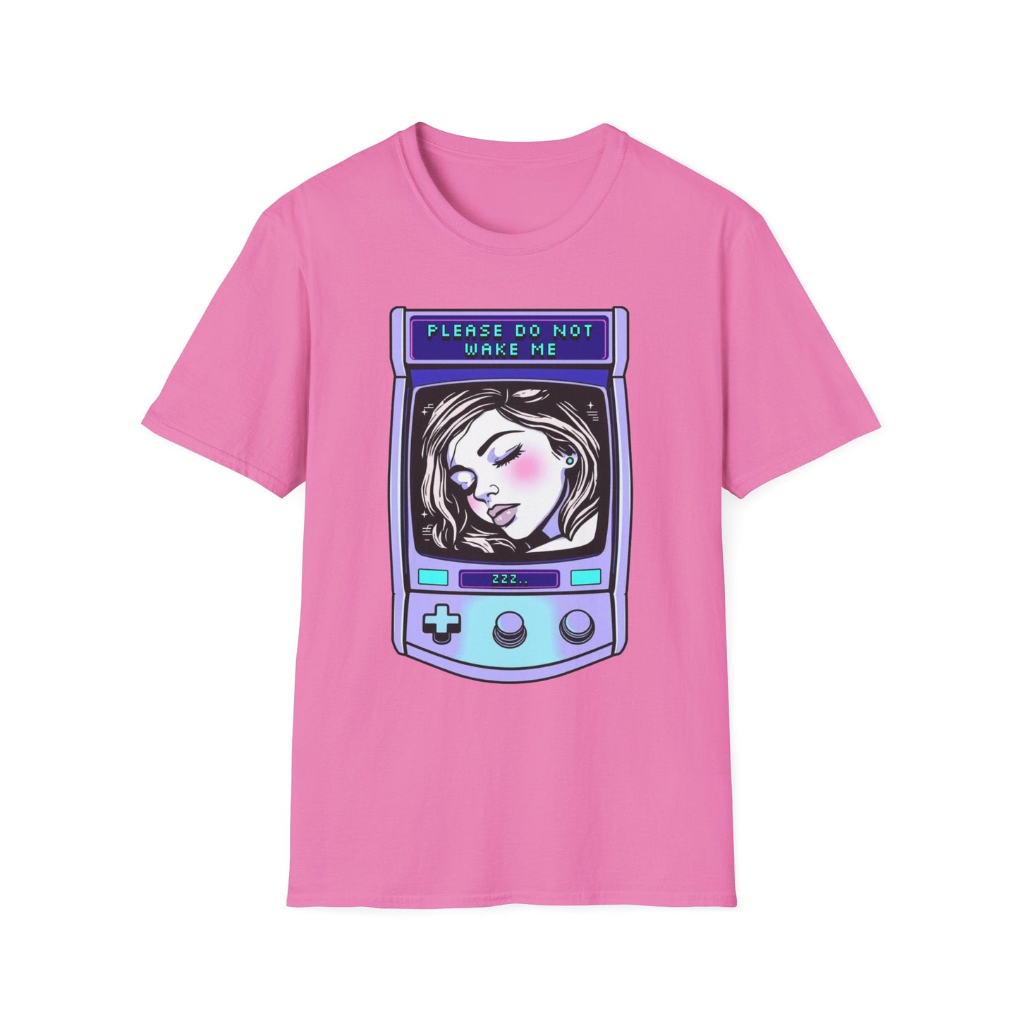"Please Do Not Wake Me — Pixel Dream Console Tee" Printify