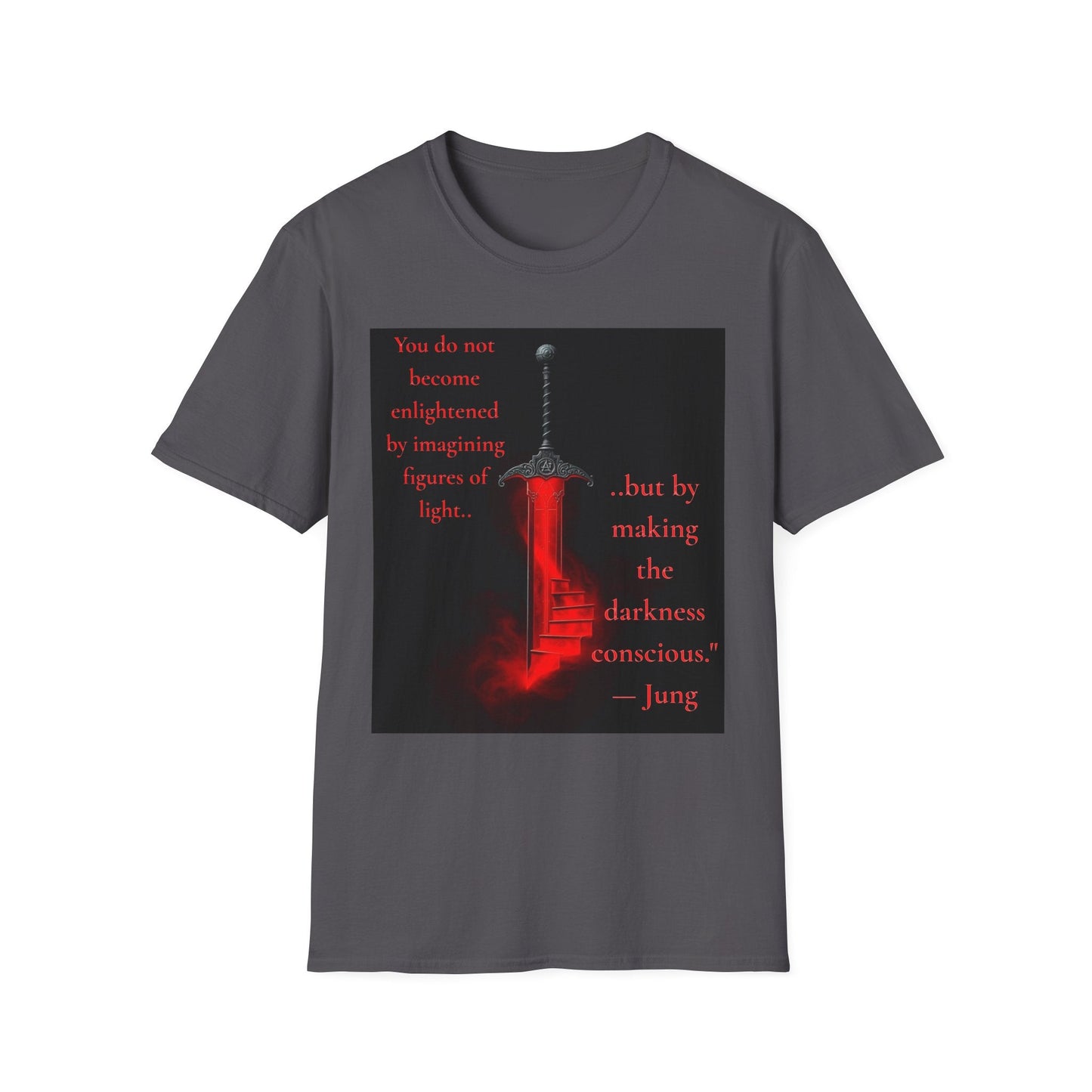 "Darkness Made Conscious — The Jung Blade Tee" Printify