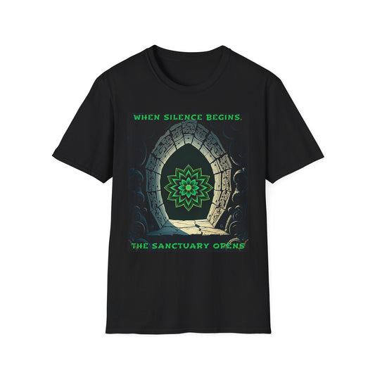 "The Quiet Path — The Sanctuary Opens Tee" Printify